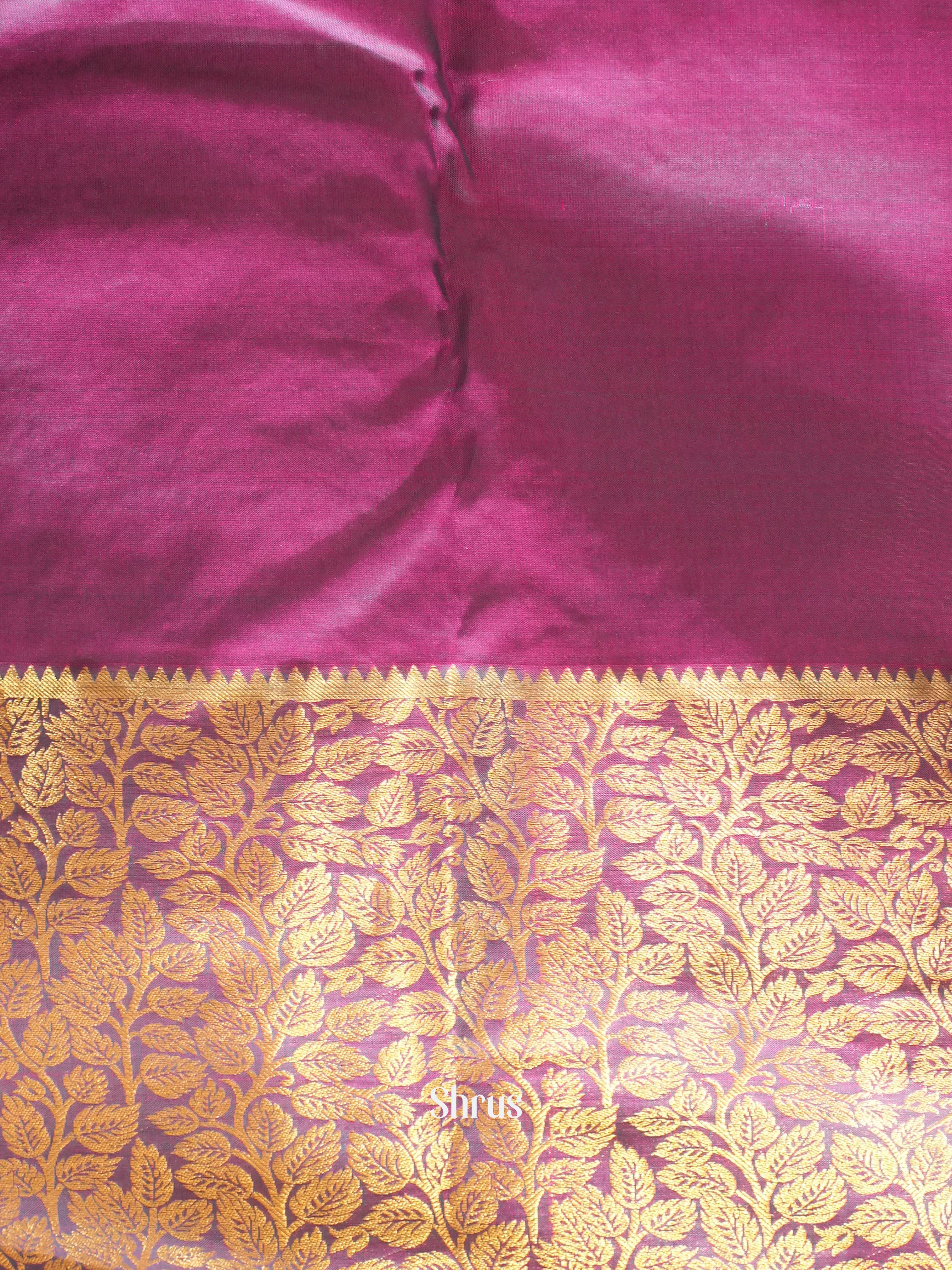 Green & Pink - Kanchipuram-halfpure Saree