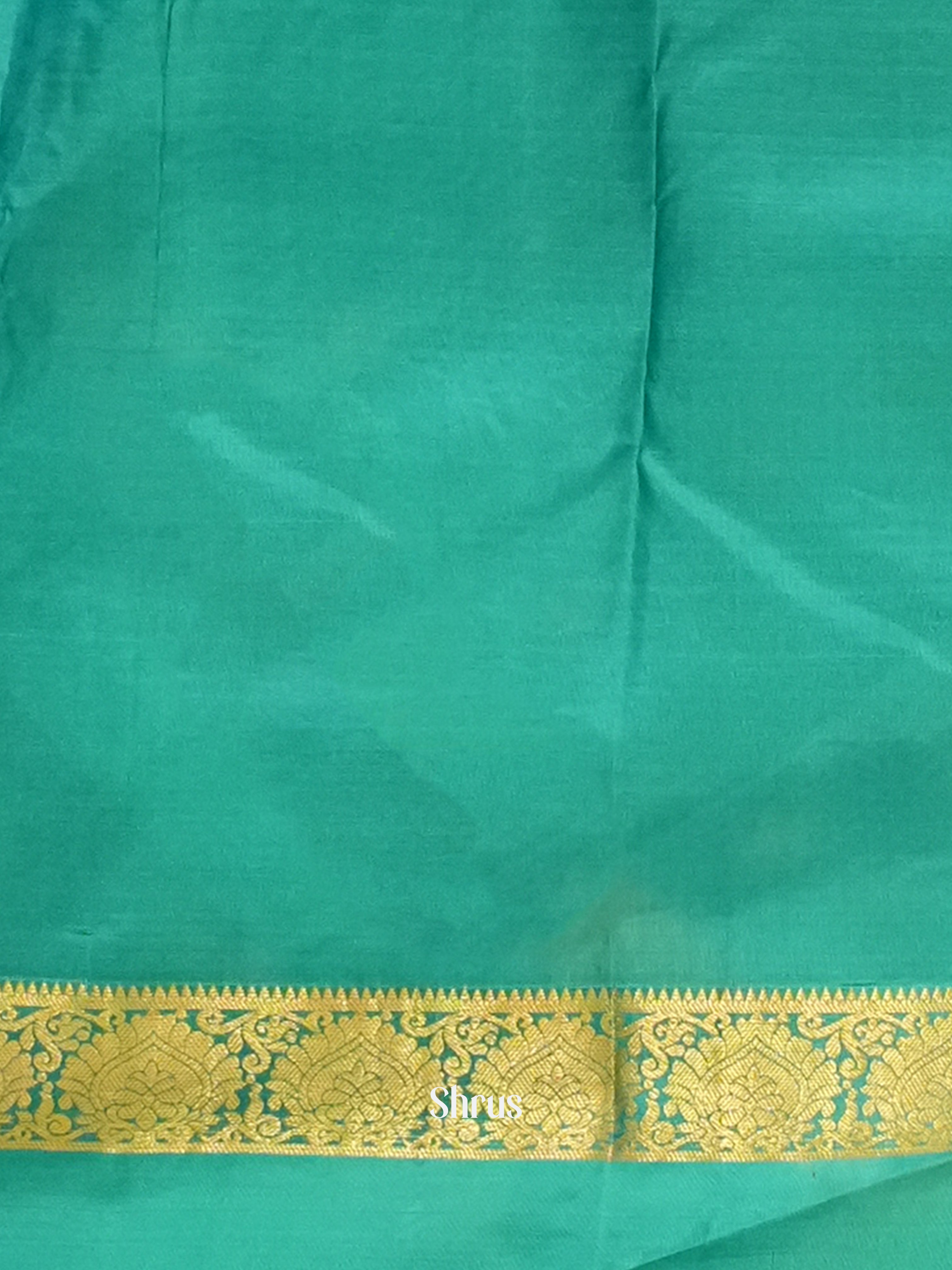 Green(Single Tone)  - Kanchipuram silk Saree