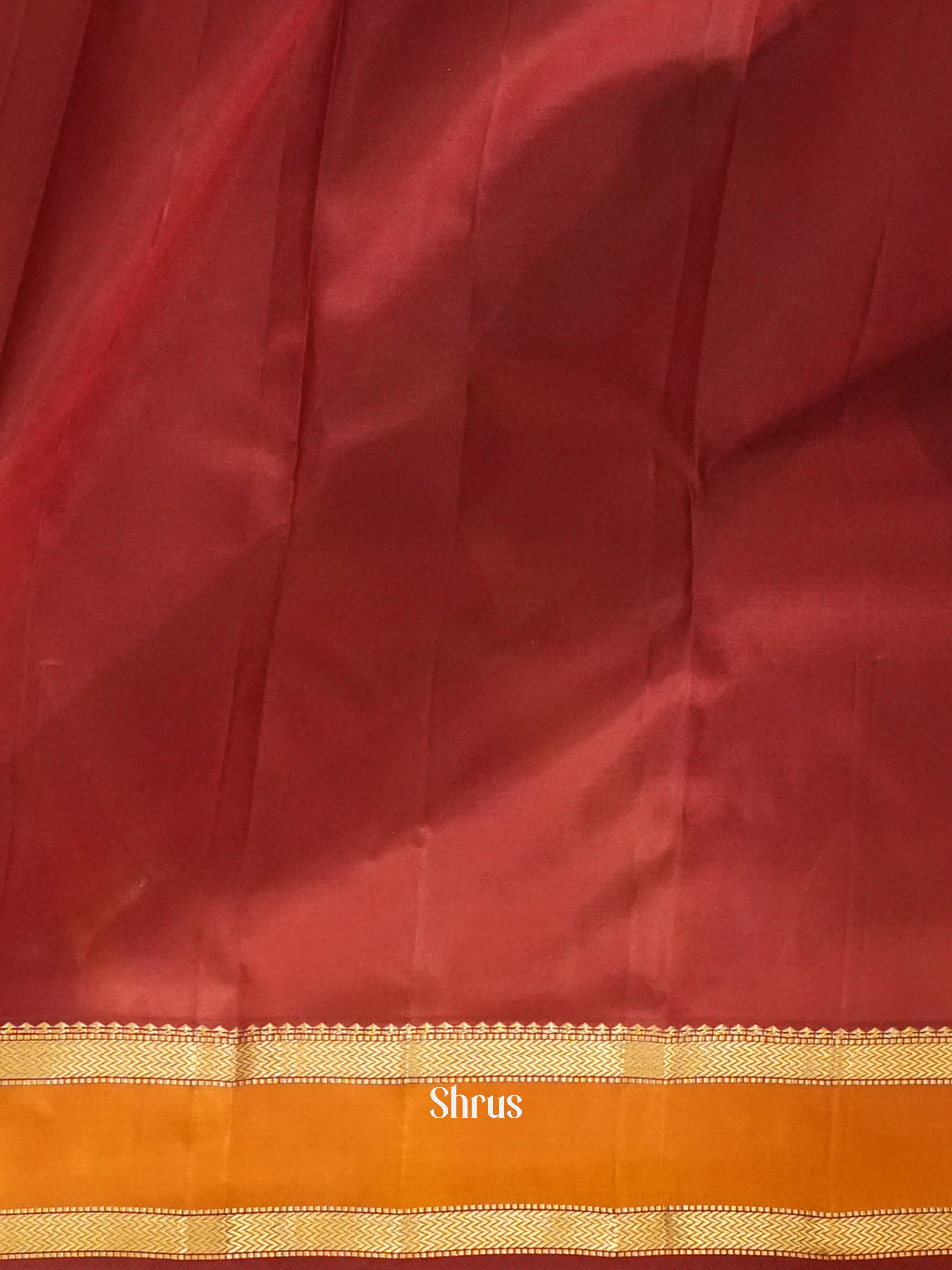 Green & Maroon - Kanchipuram silk Saree