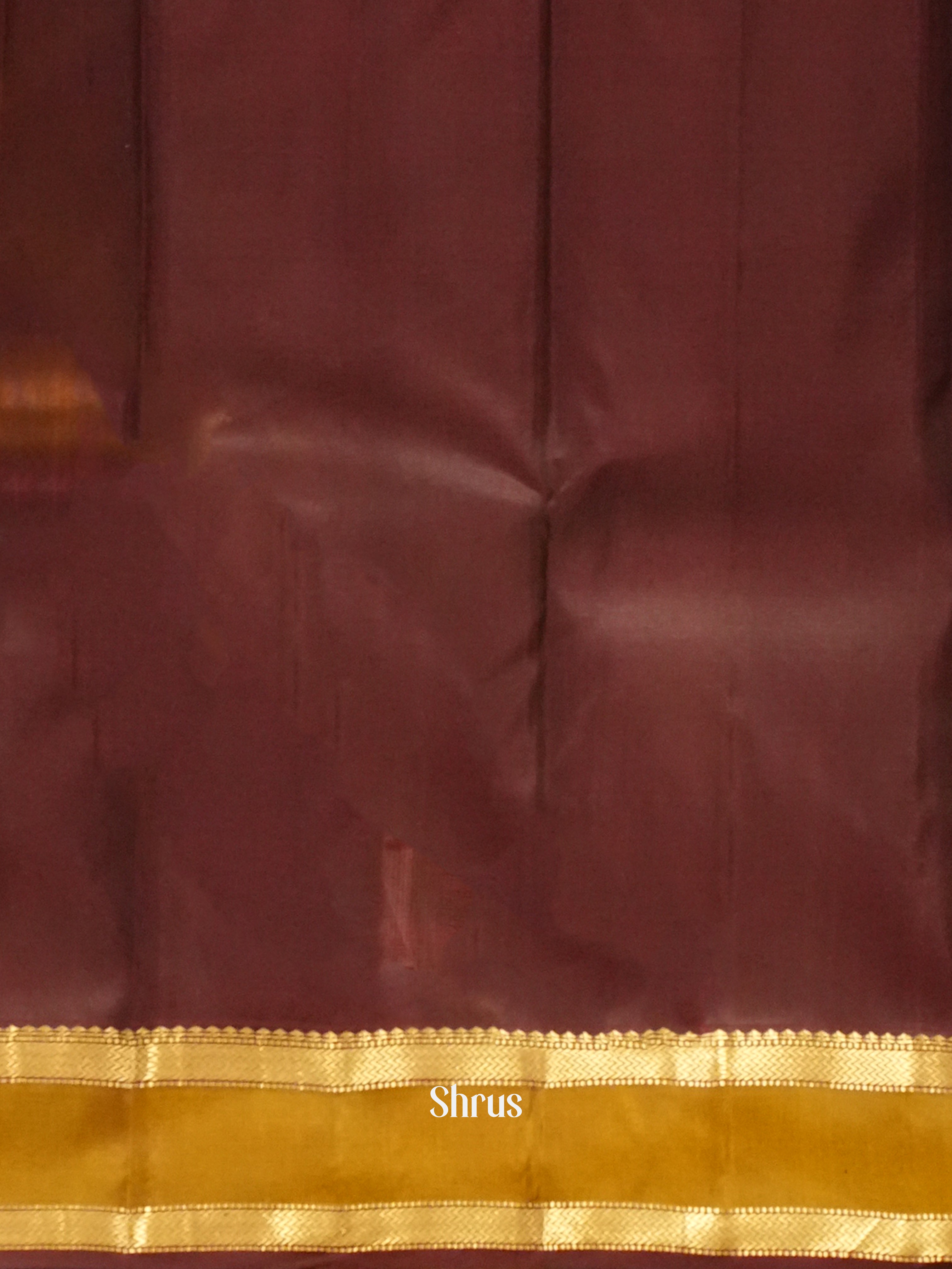 Grey & Brown - Kanchipuram silk Saree