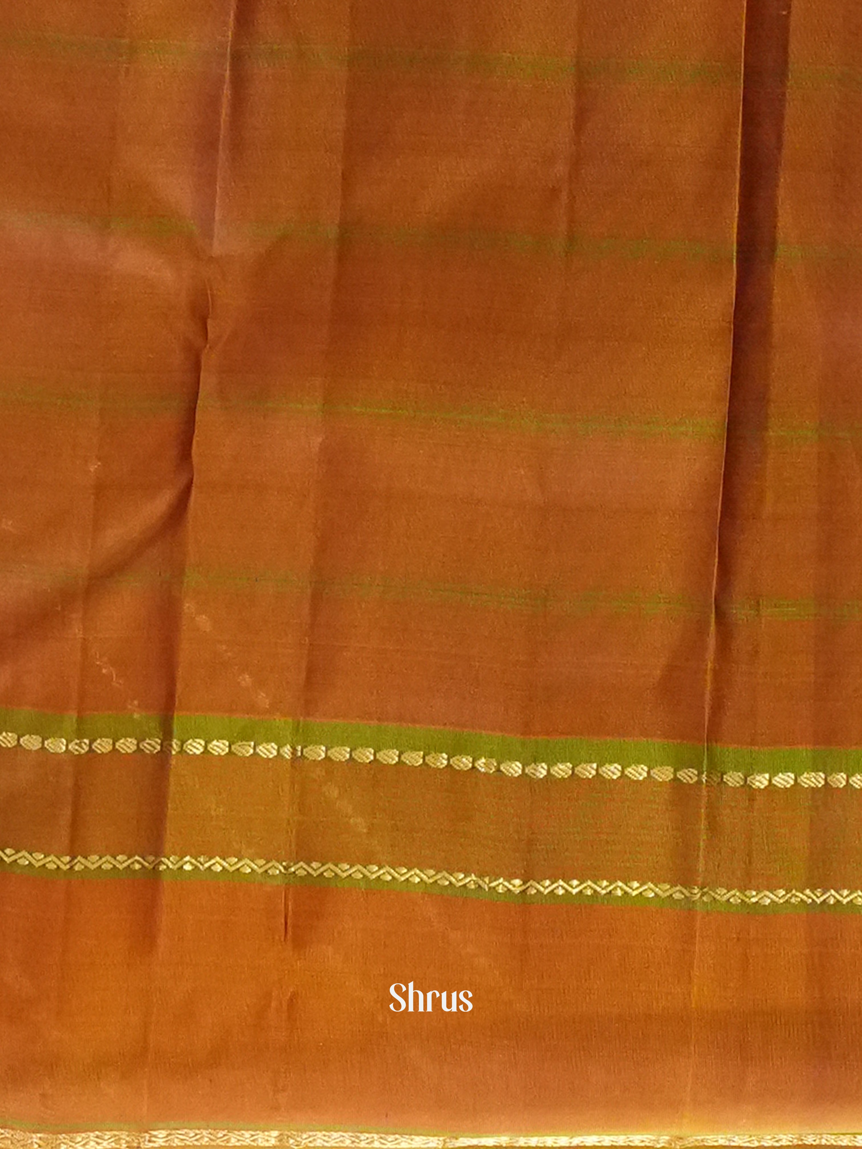 Purple & Honey - Kanchipuram silk Saree