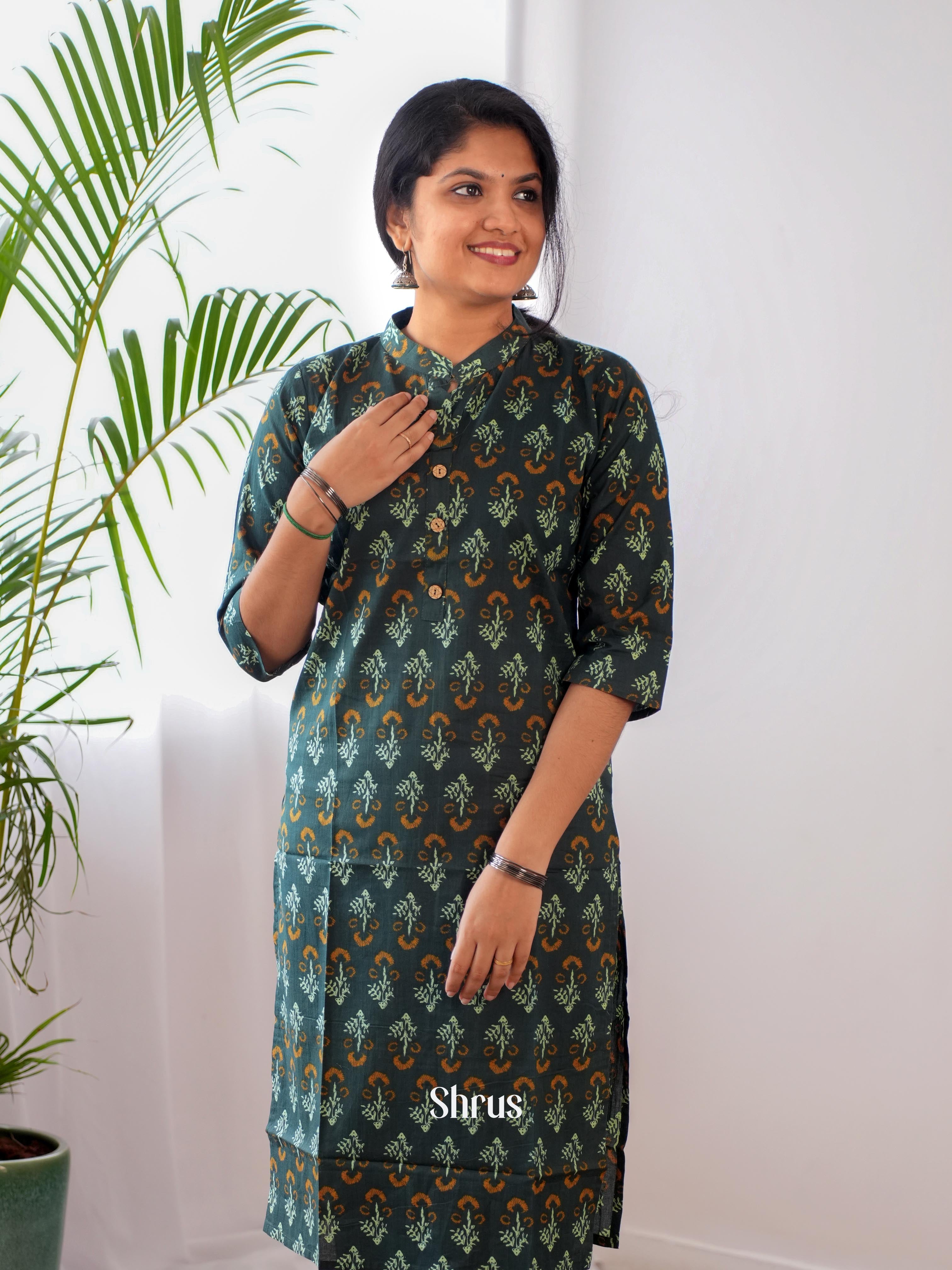 Green - Readymade kurti