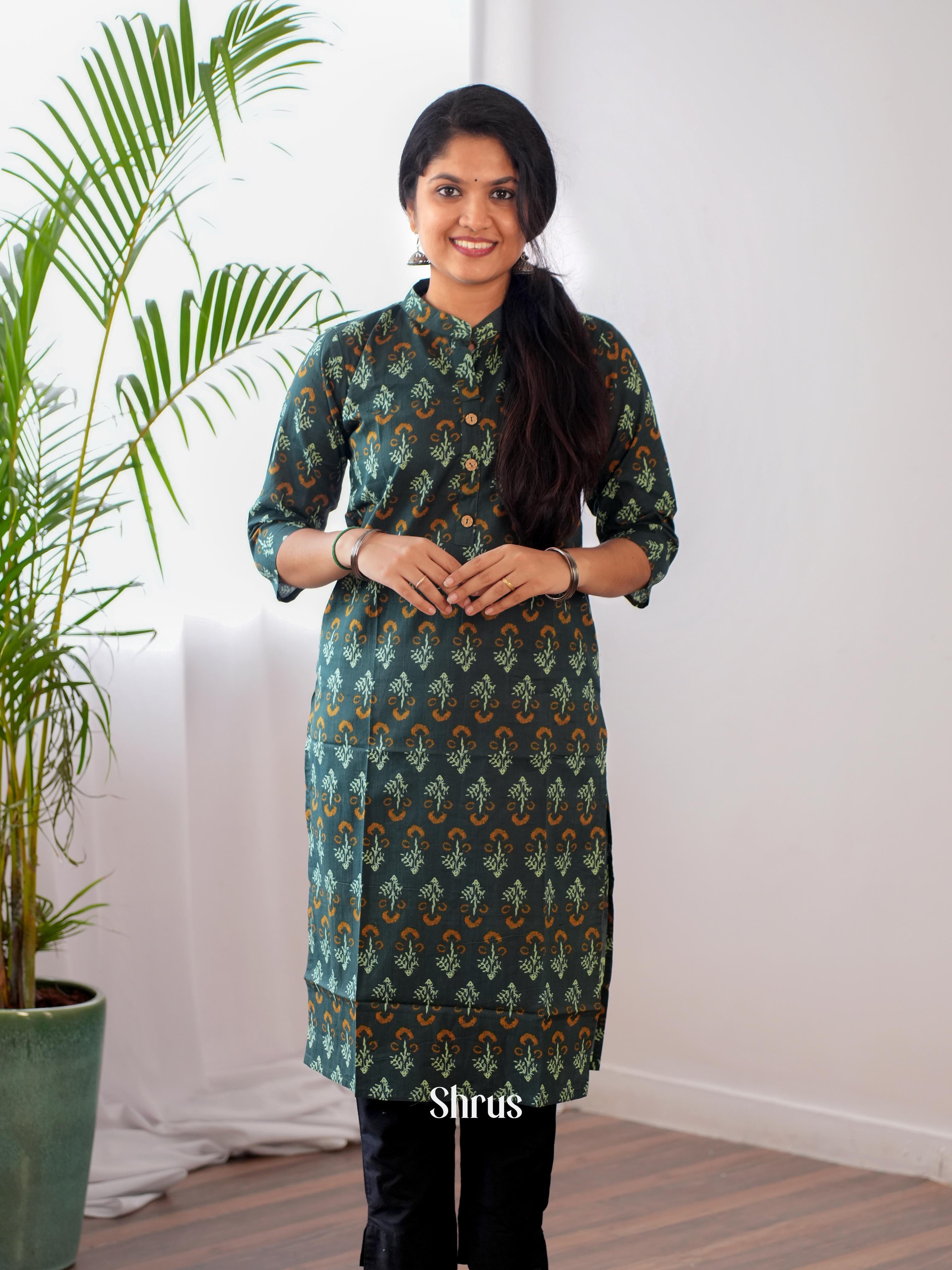 Green - Readymade kurti