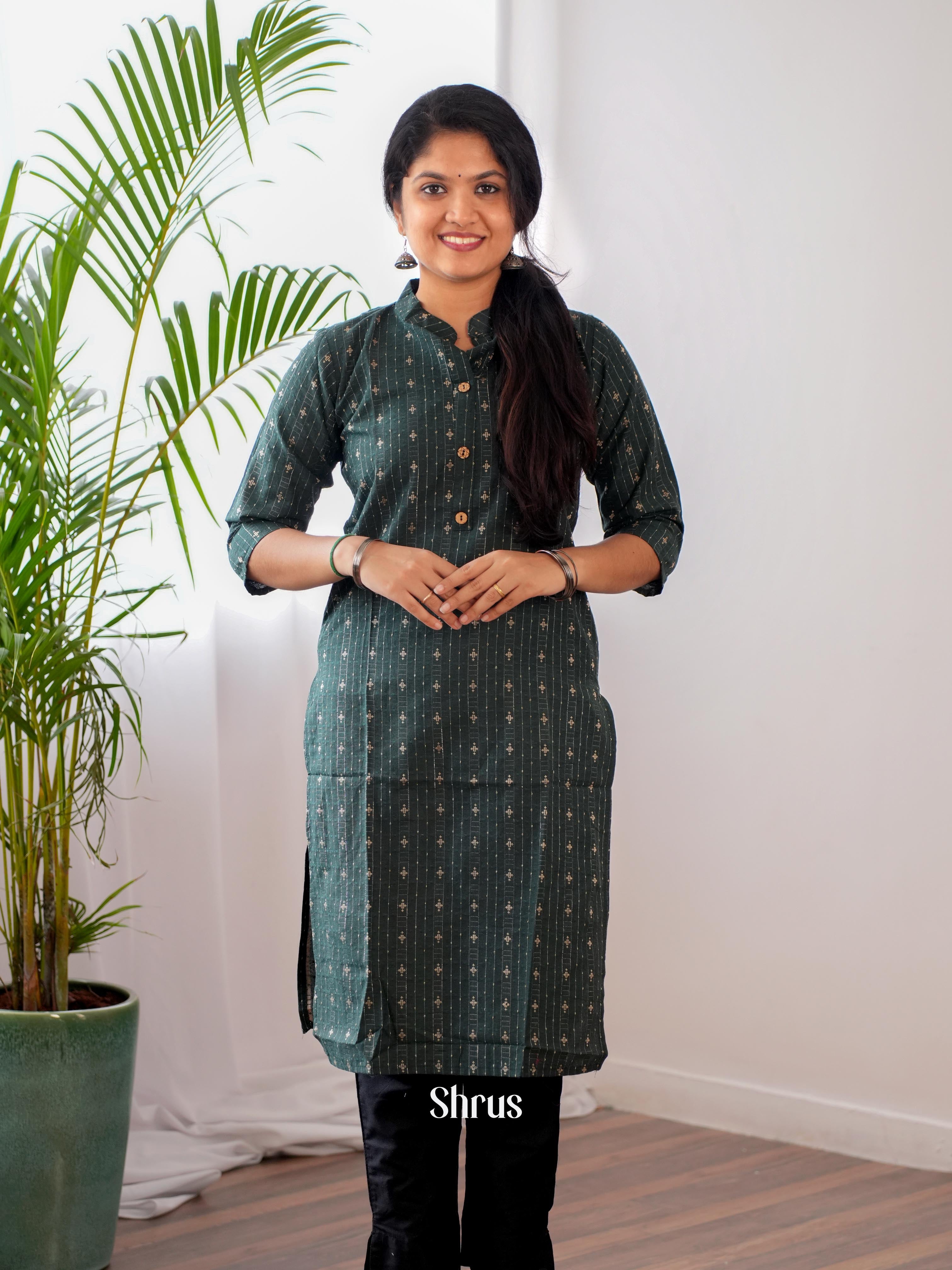 Green - Readymade kurti