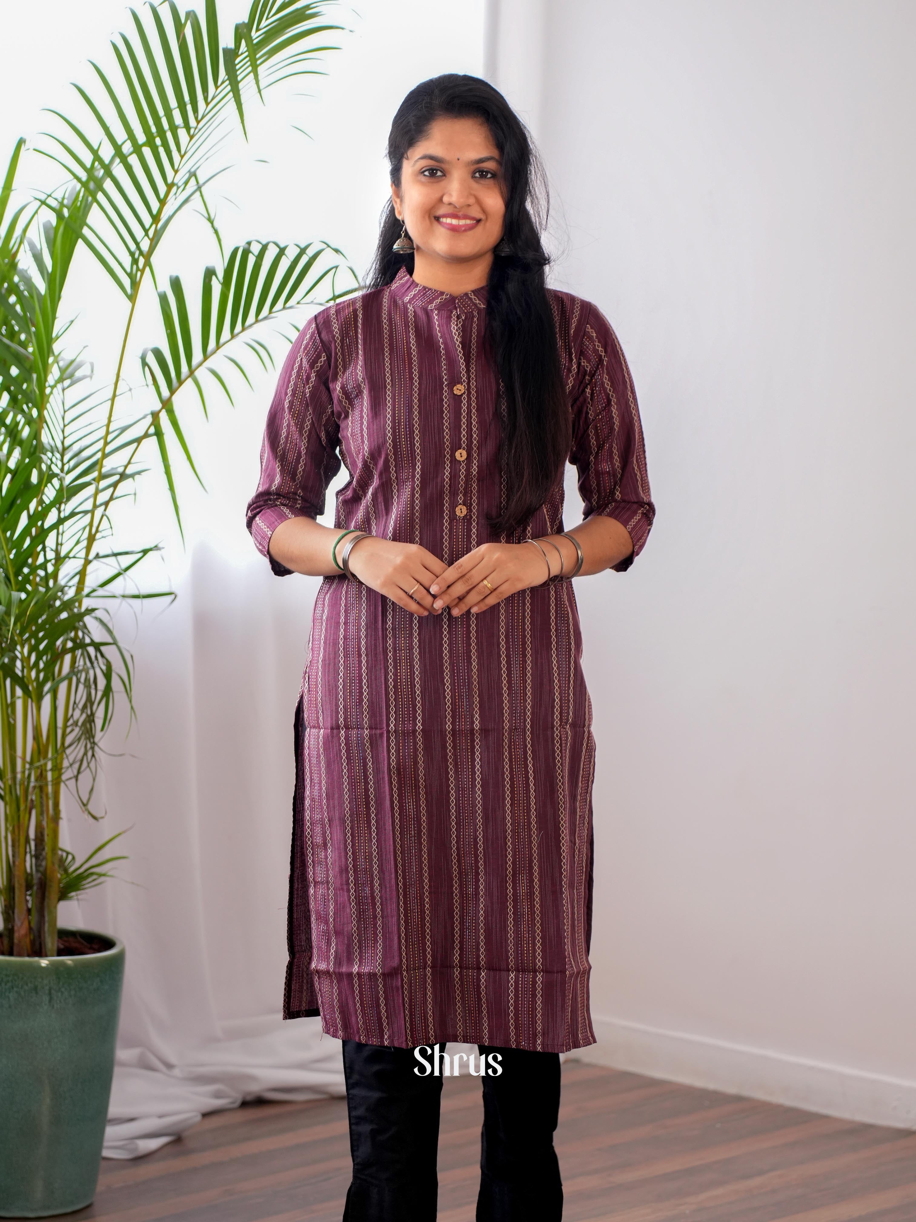 Brown - Readymade kurti