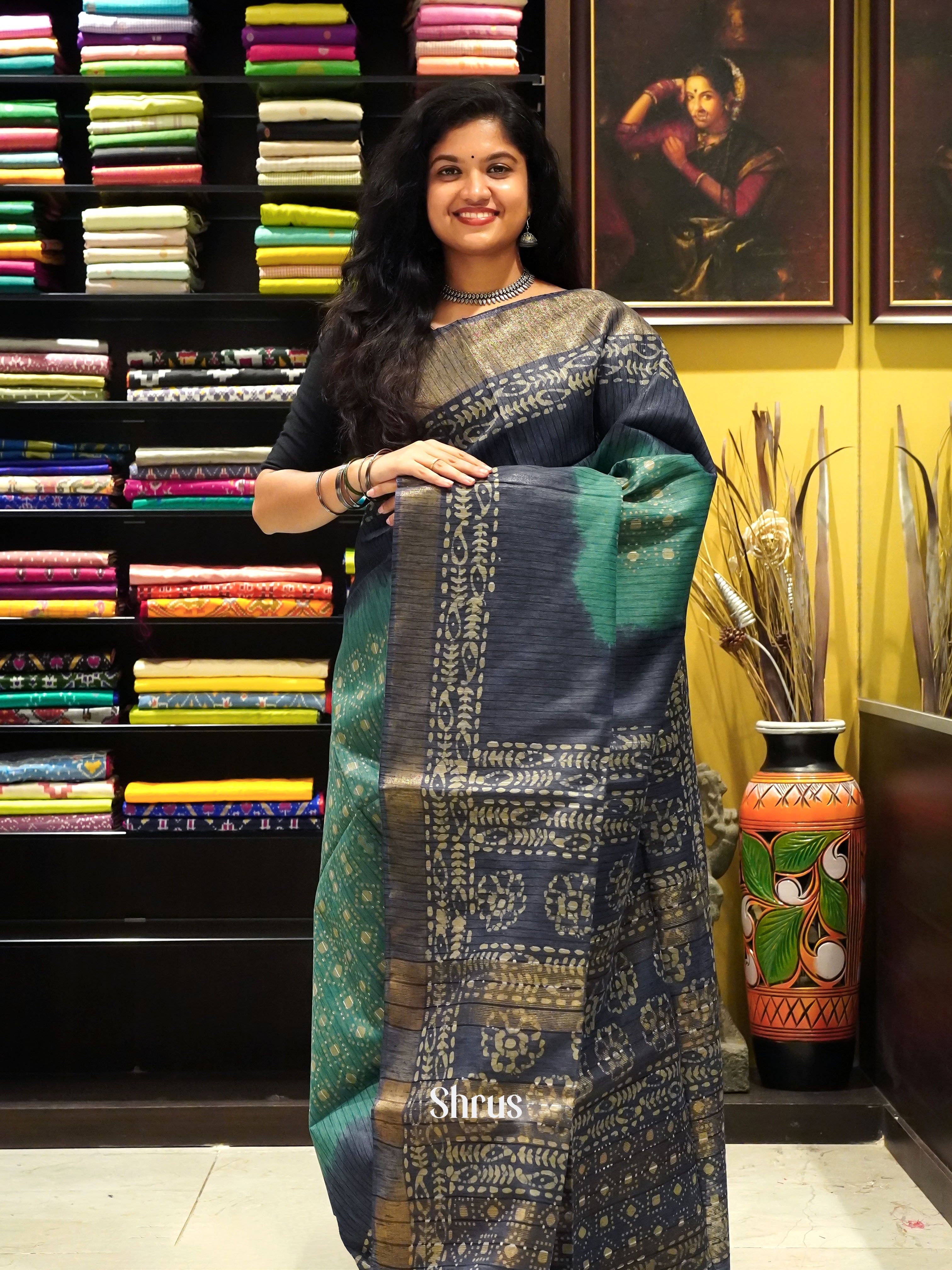 Green & Blue - Bhatik Saree