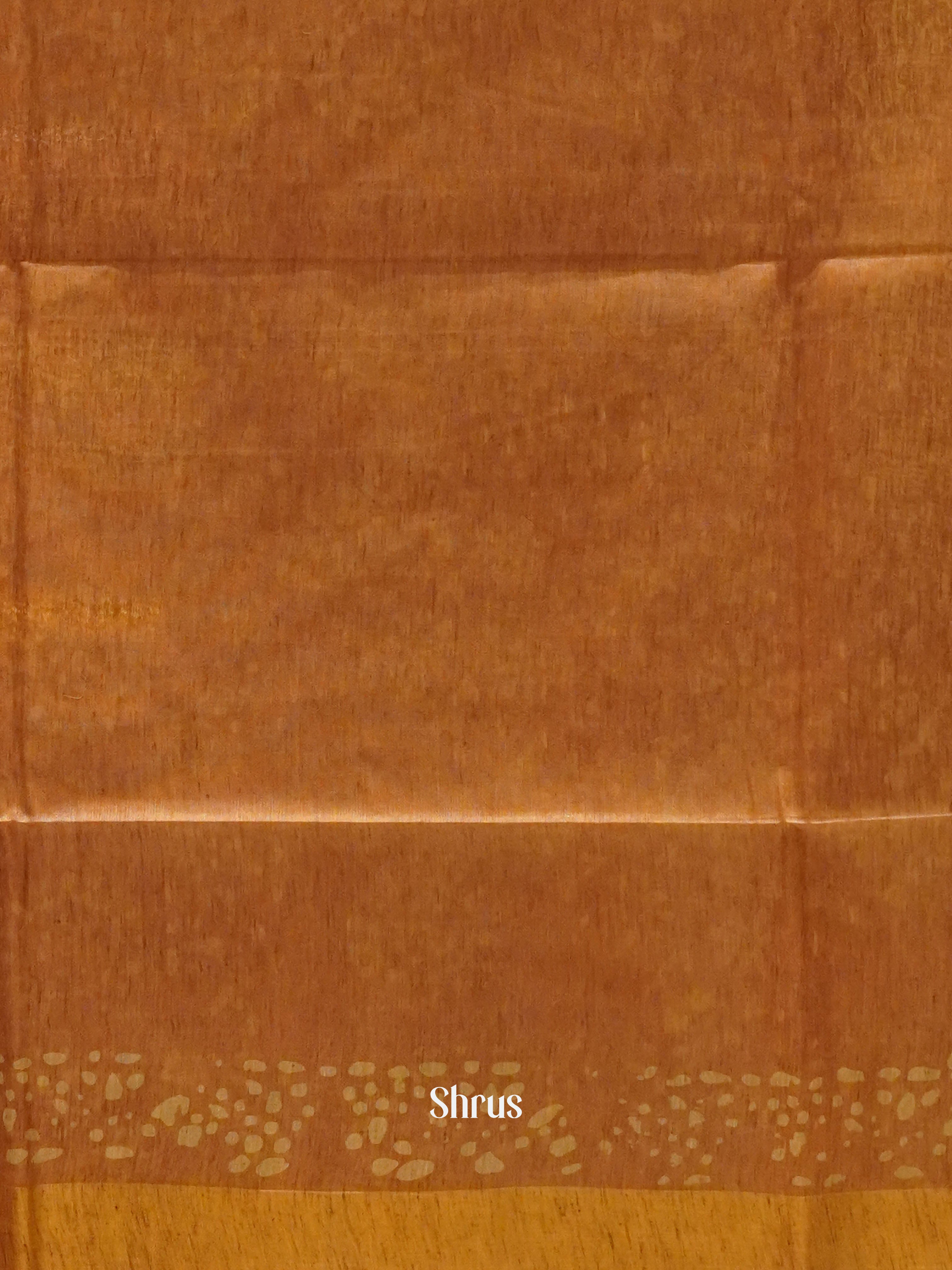 Brown & Dull Brown - Bhatik Saree