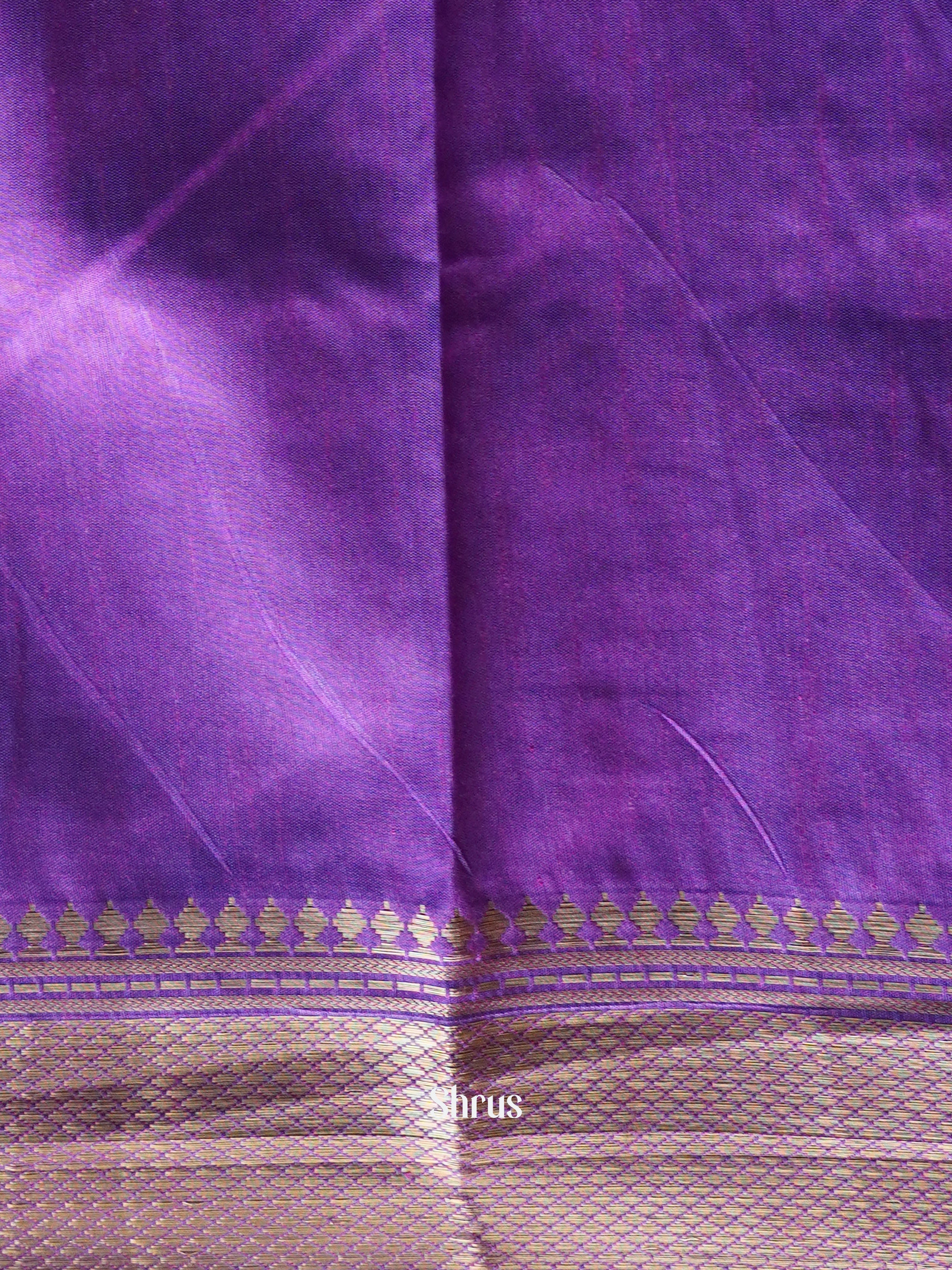 Purple & Pink - Semi Patola Saree