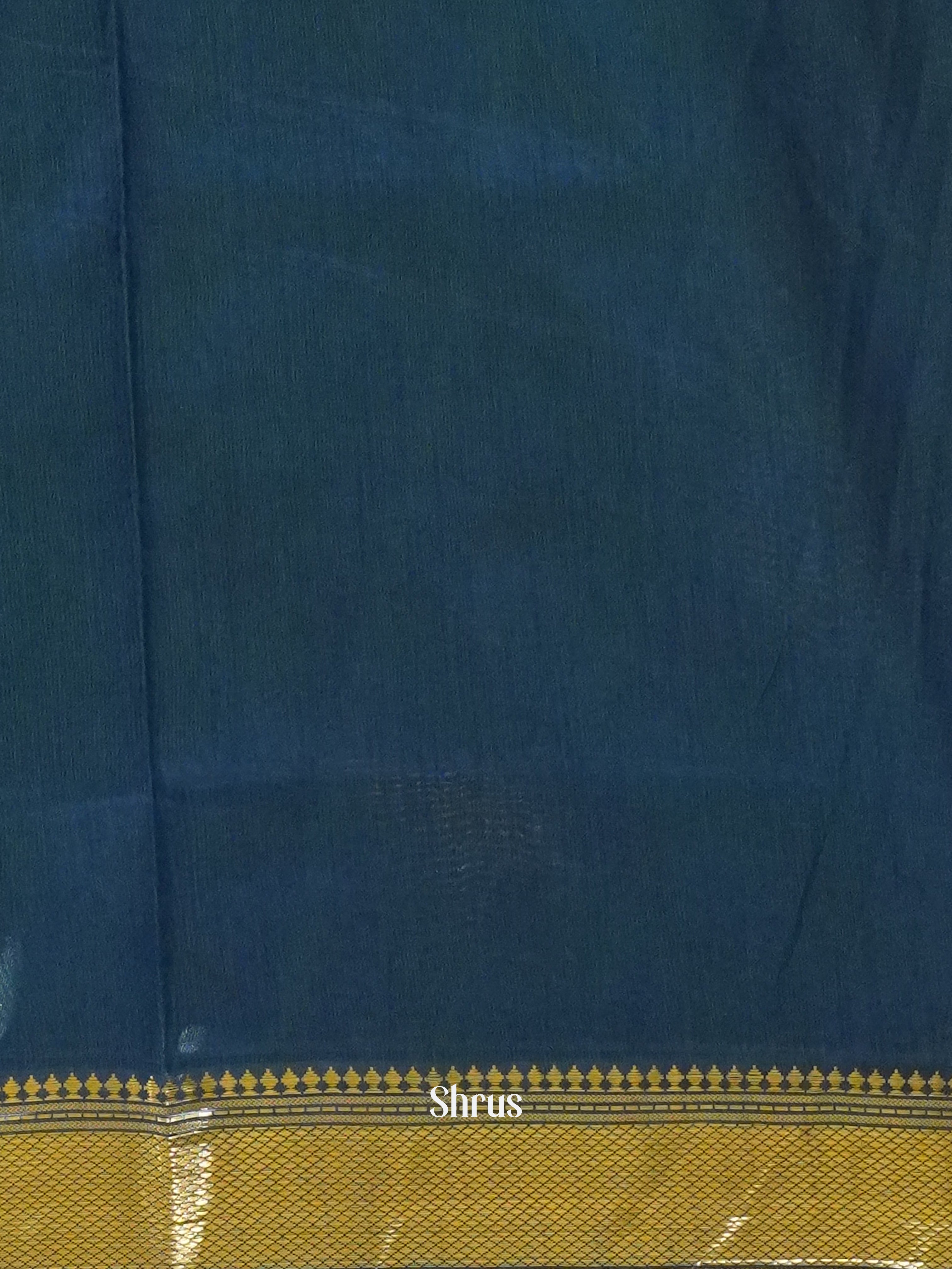 Green & Blue - Semi Patola Saree