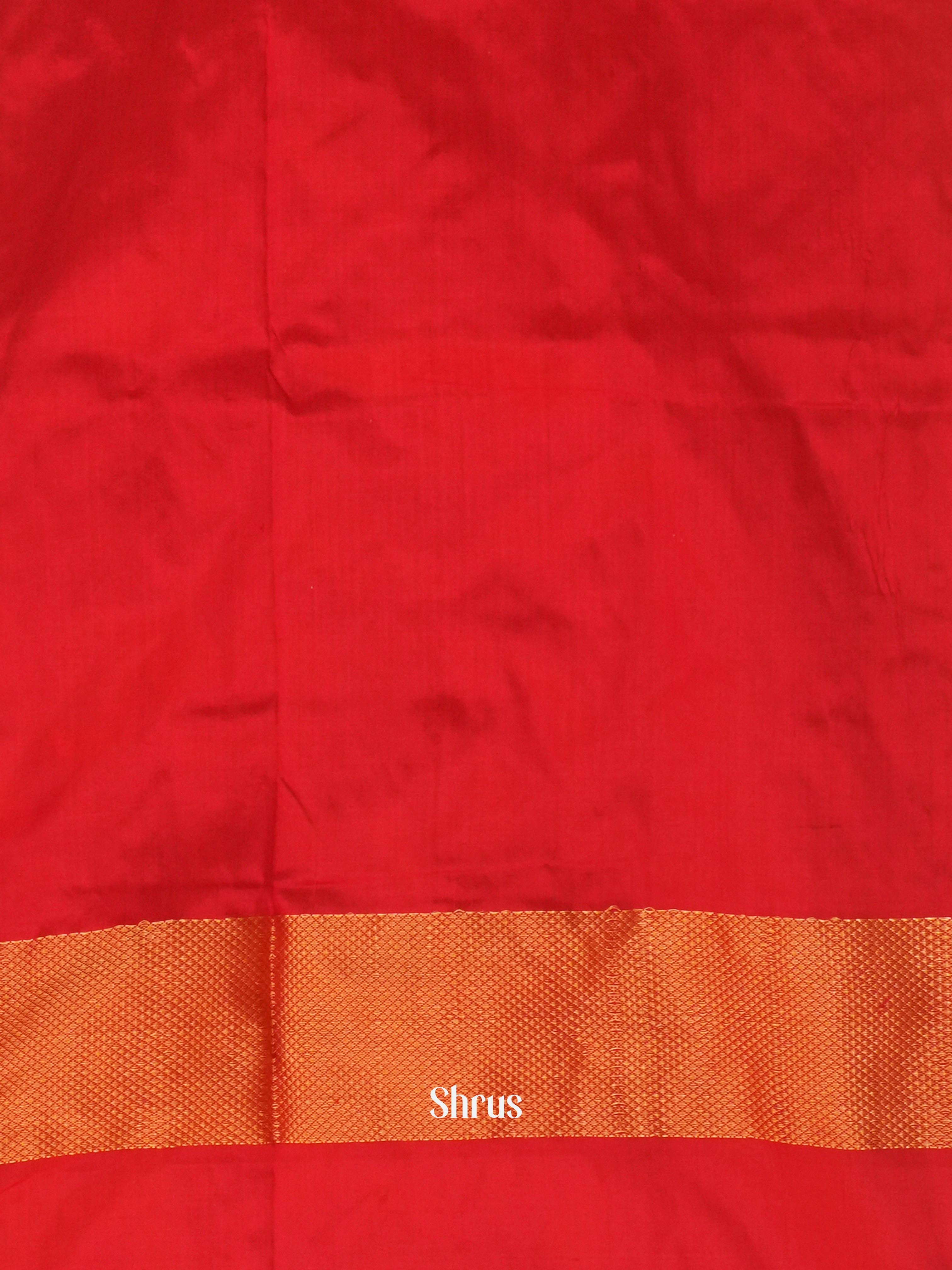 CGS27017- Ikkat Silk Saree