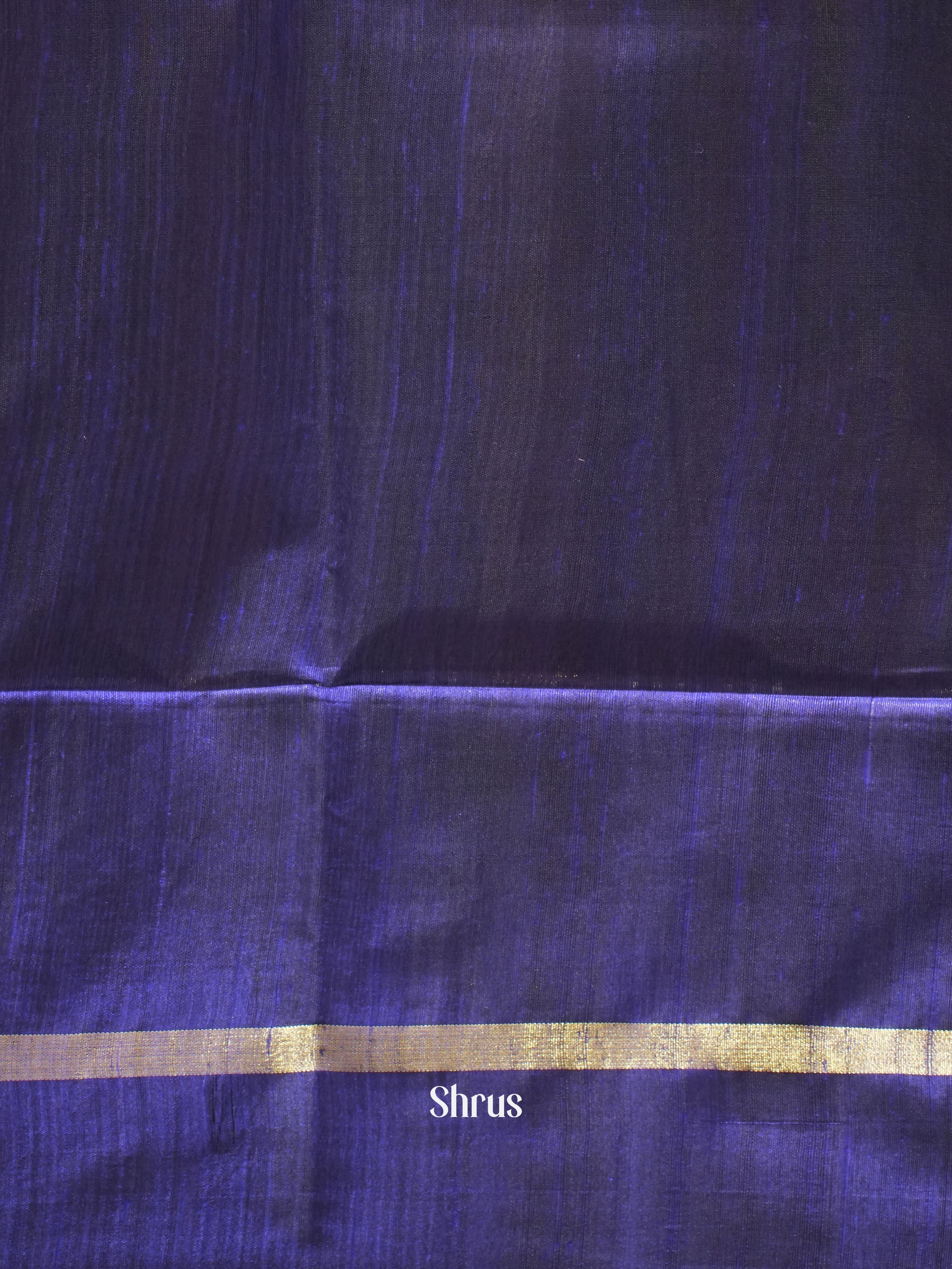 Elachi Green & Blue - Raw silk saree