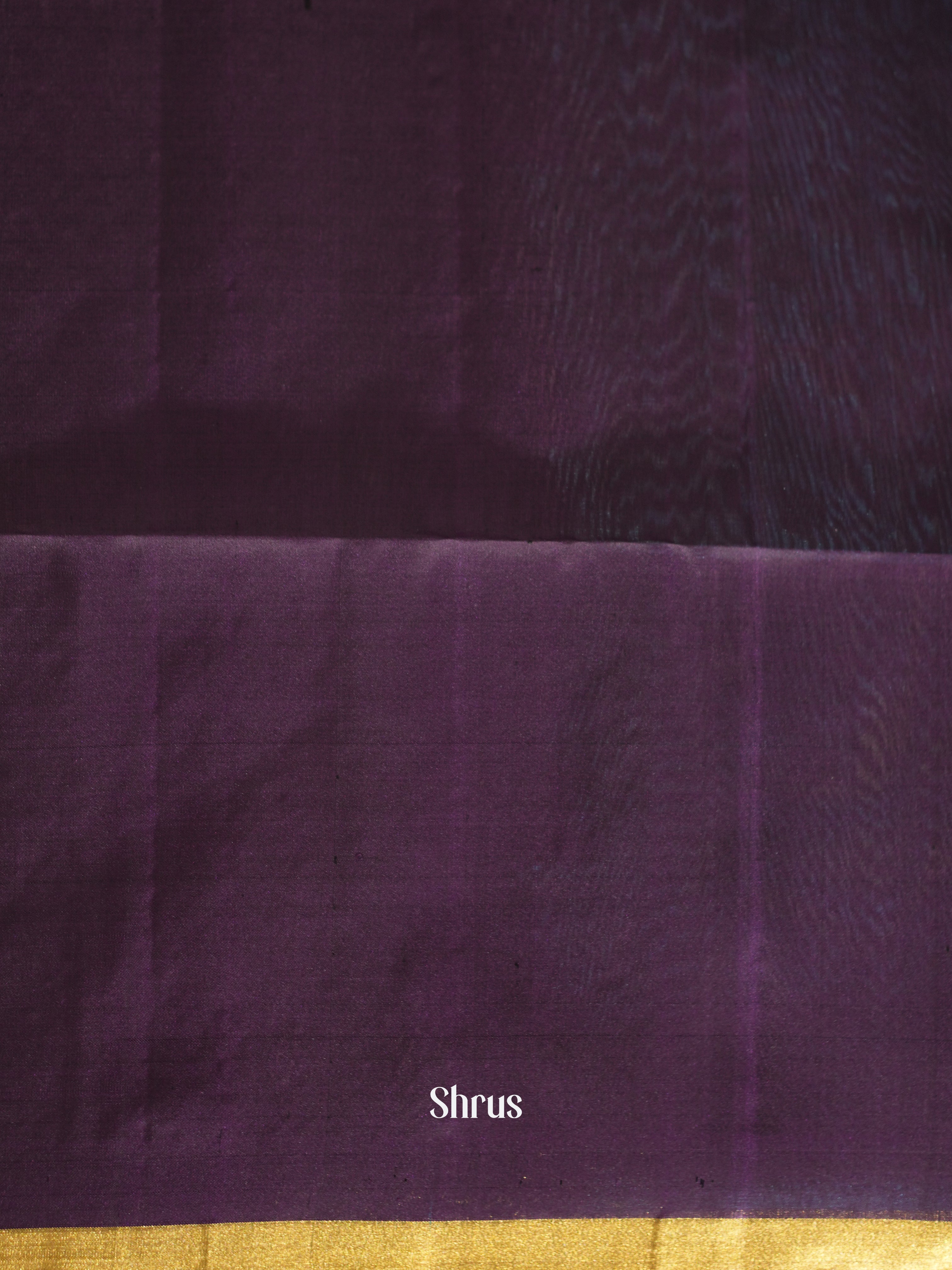 Blue & Violet - Soft Silk Saree