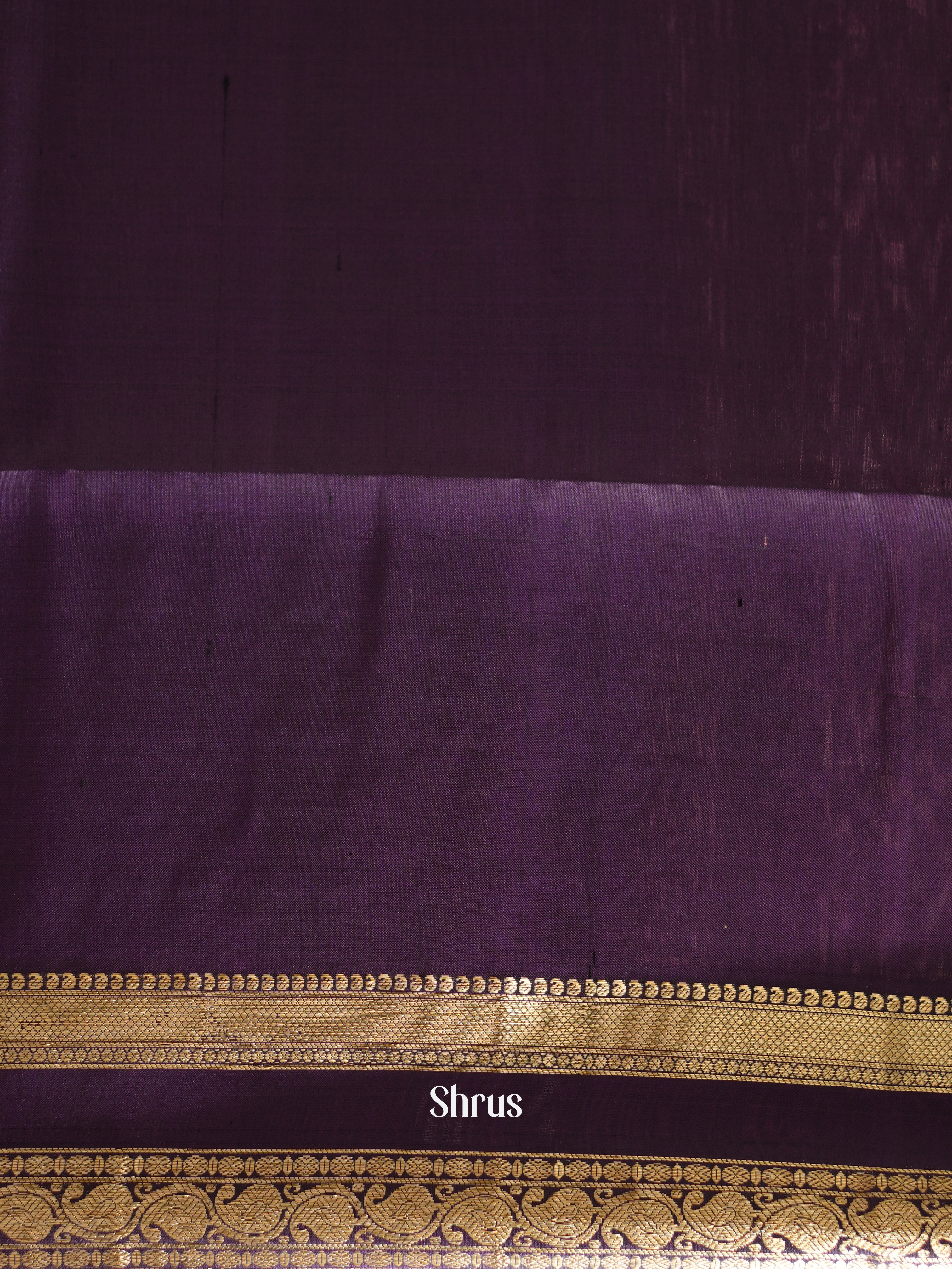 Onion Pink & Violet - Soft Silk Saree