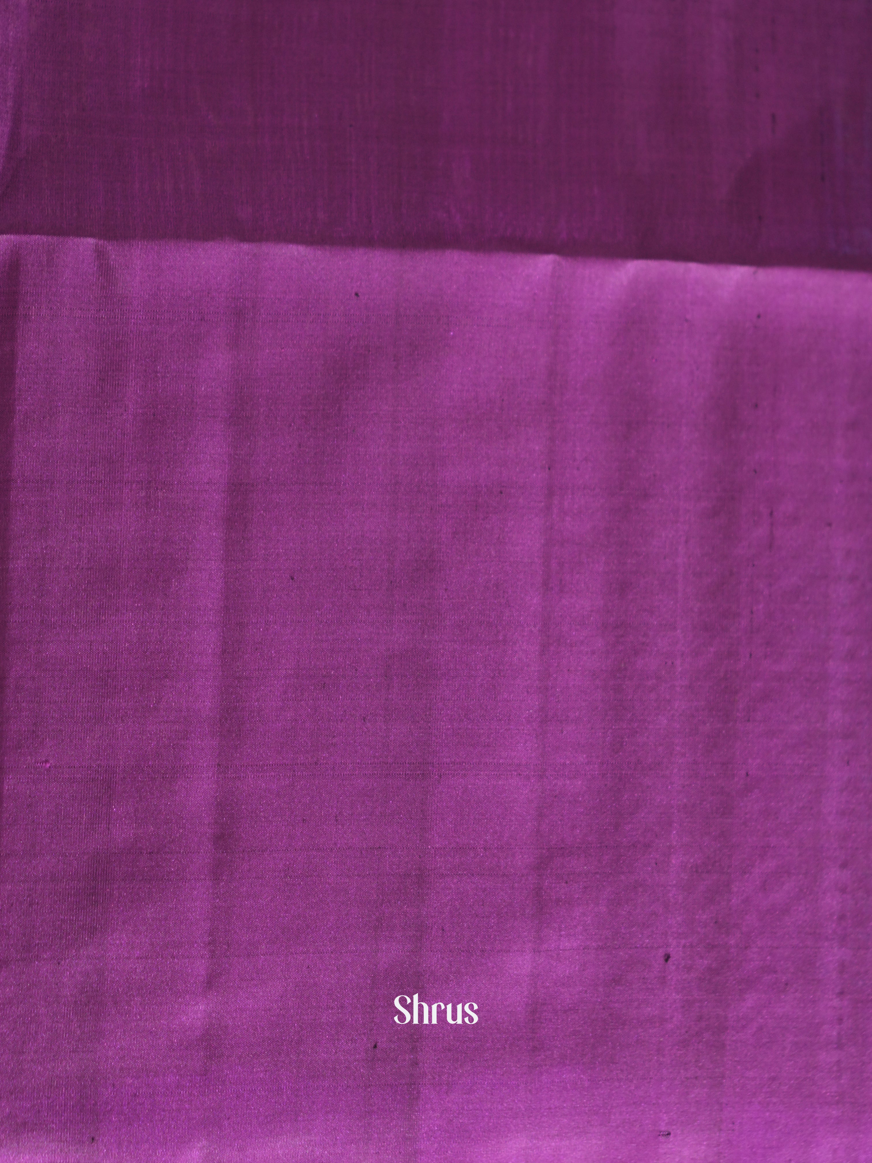 Teal & Purple - Soft Silk Saree