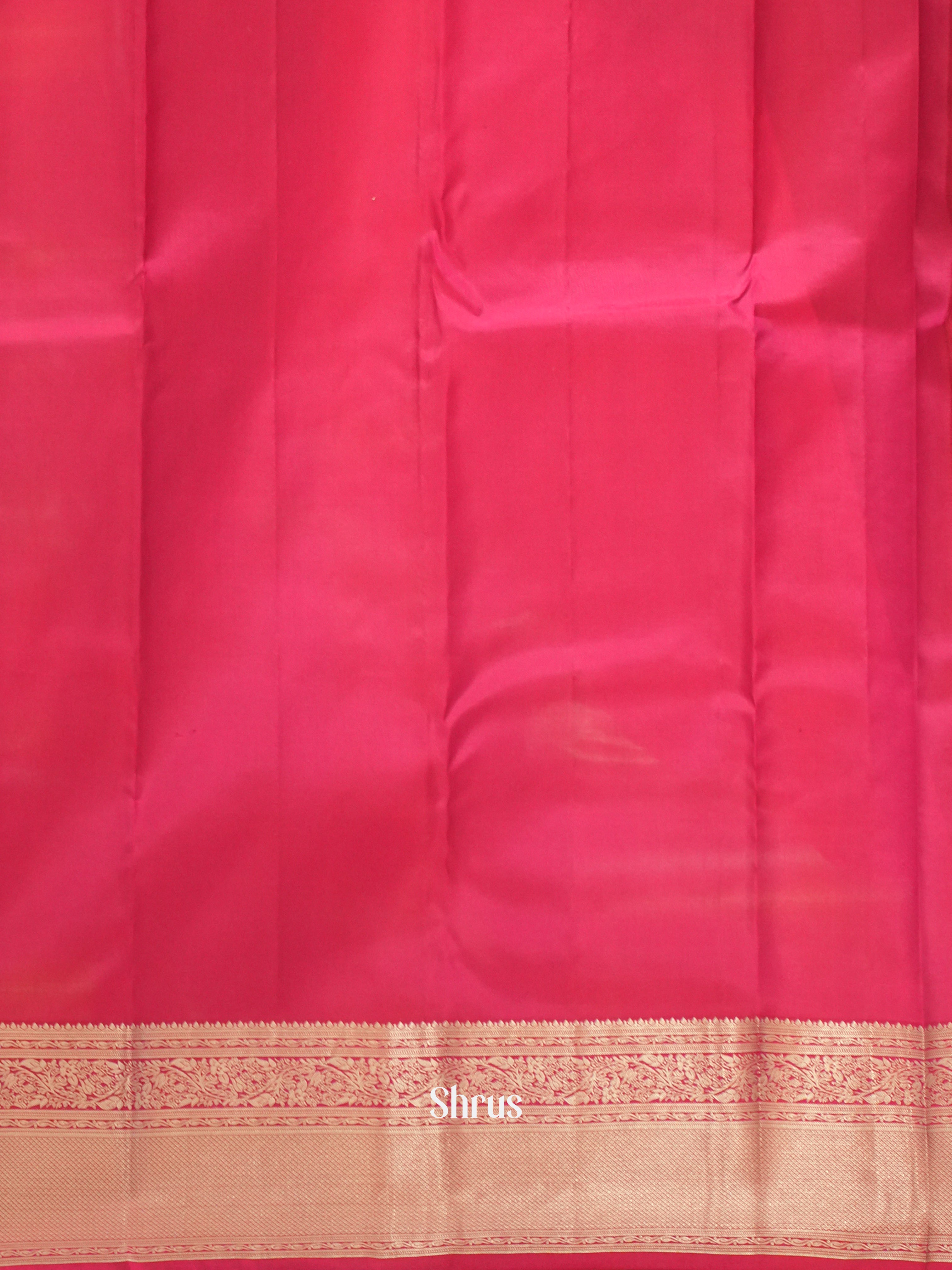 Pink(Single Tone) -Kanchipuram silk saree