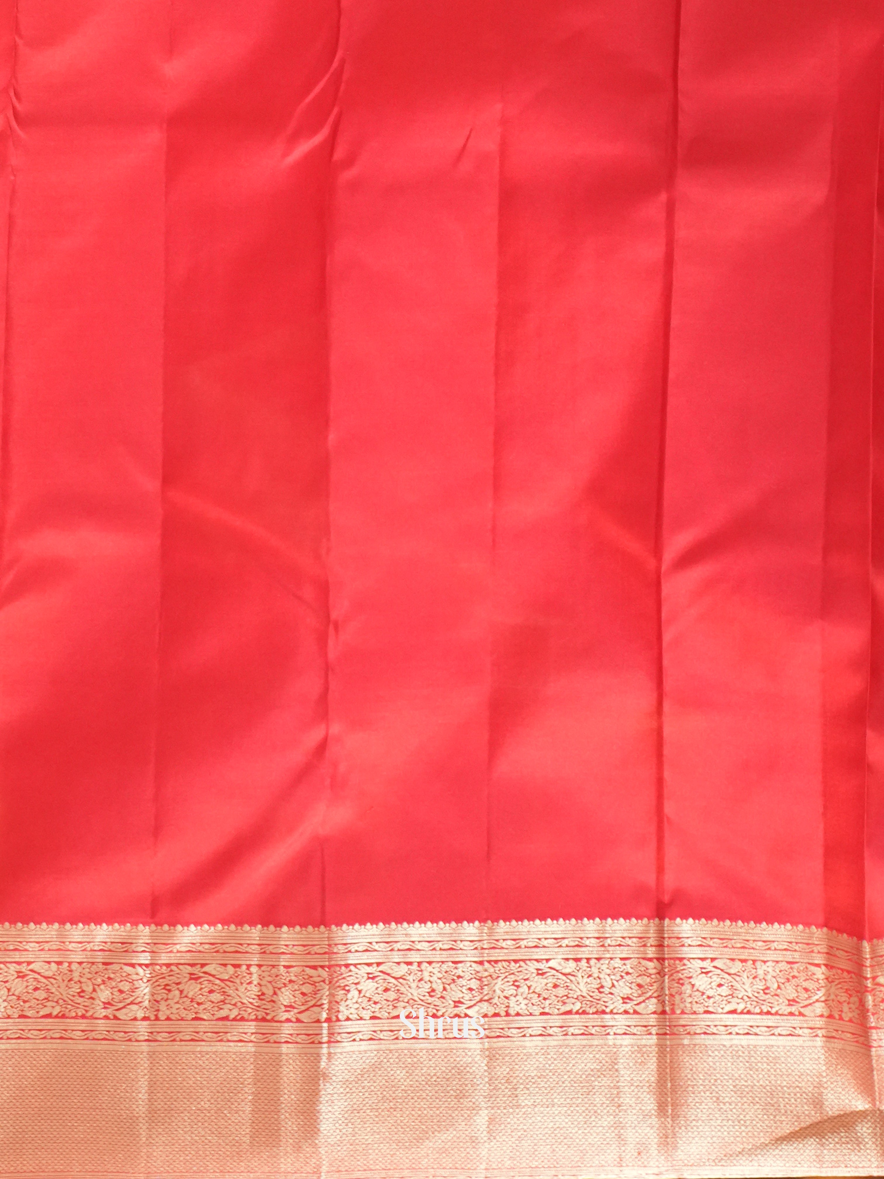 Red(Single Tone) -Kanchipuram silk saree