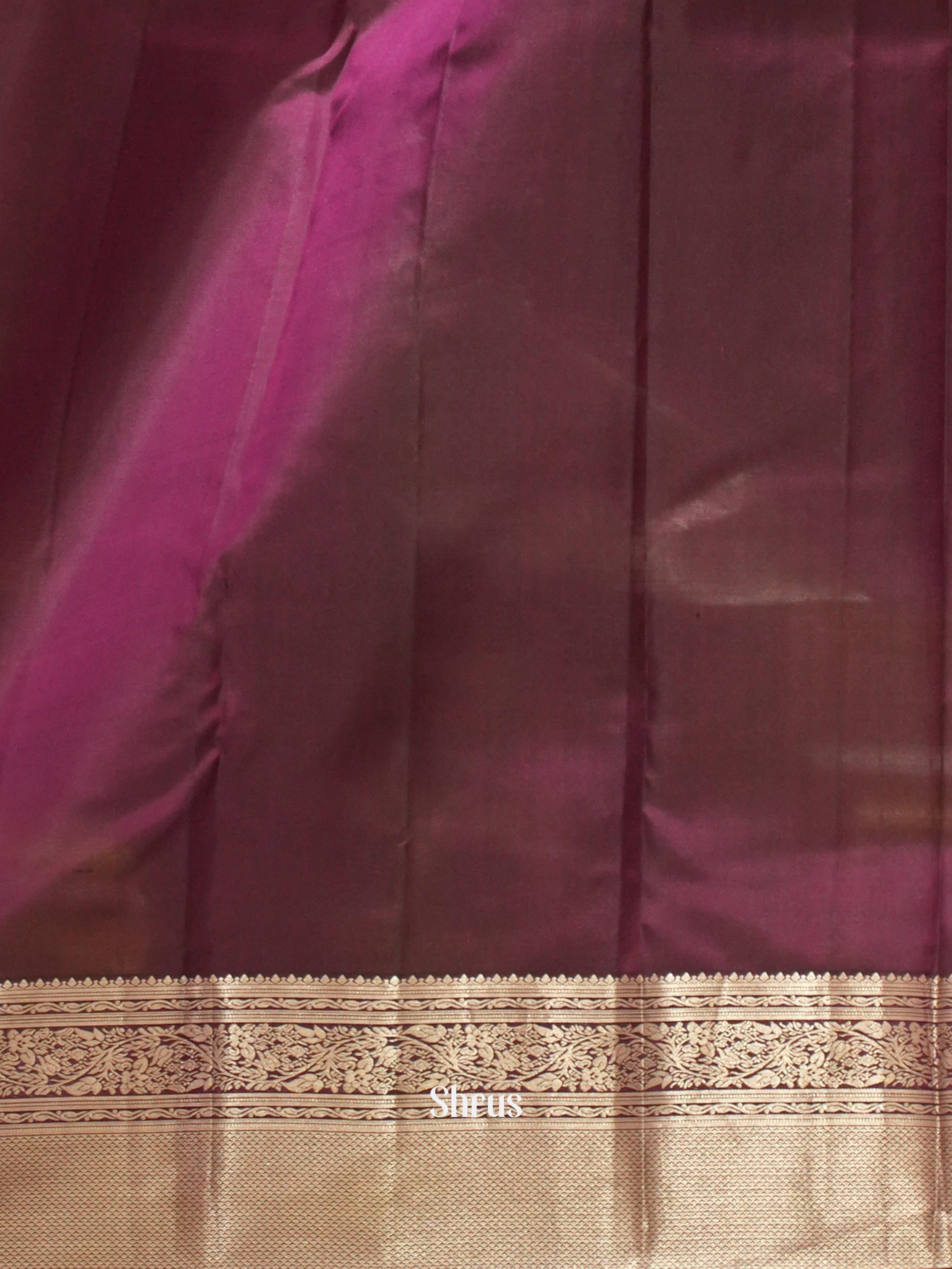 Purple(Single Tone) -Kanchipuram silk saree