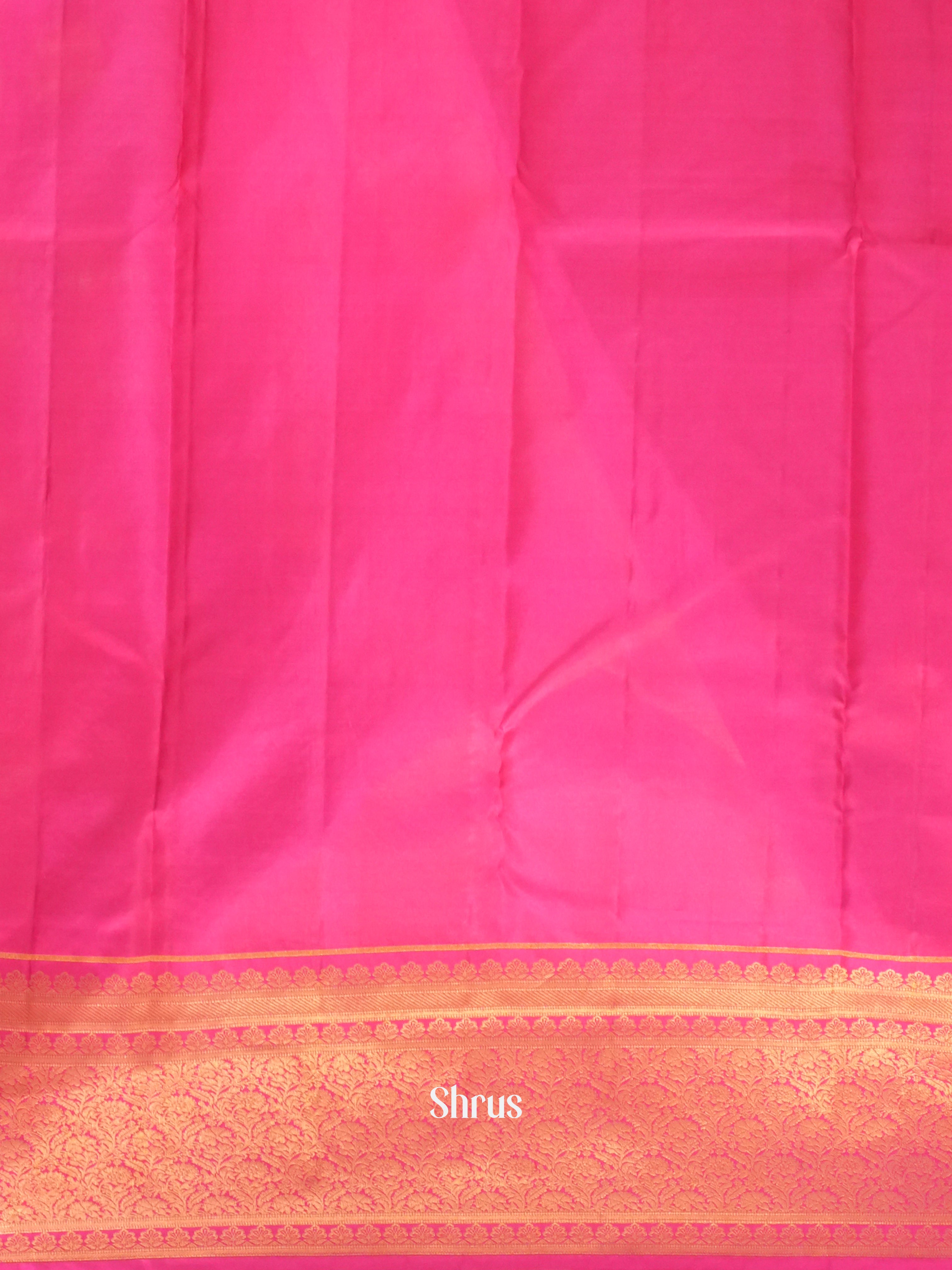 Lite Yellow & Pink -Kanchipuram silk saree