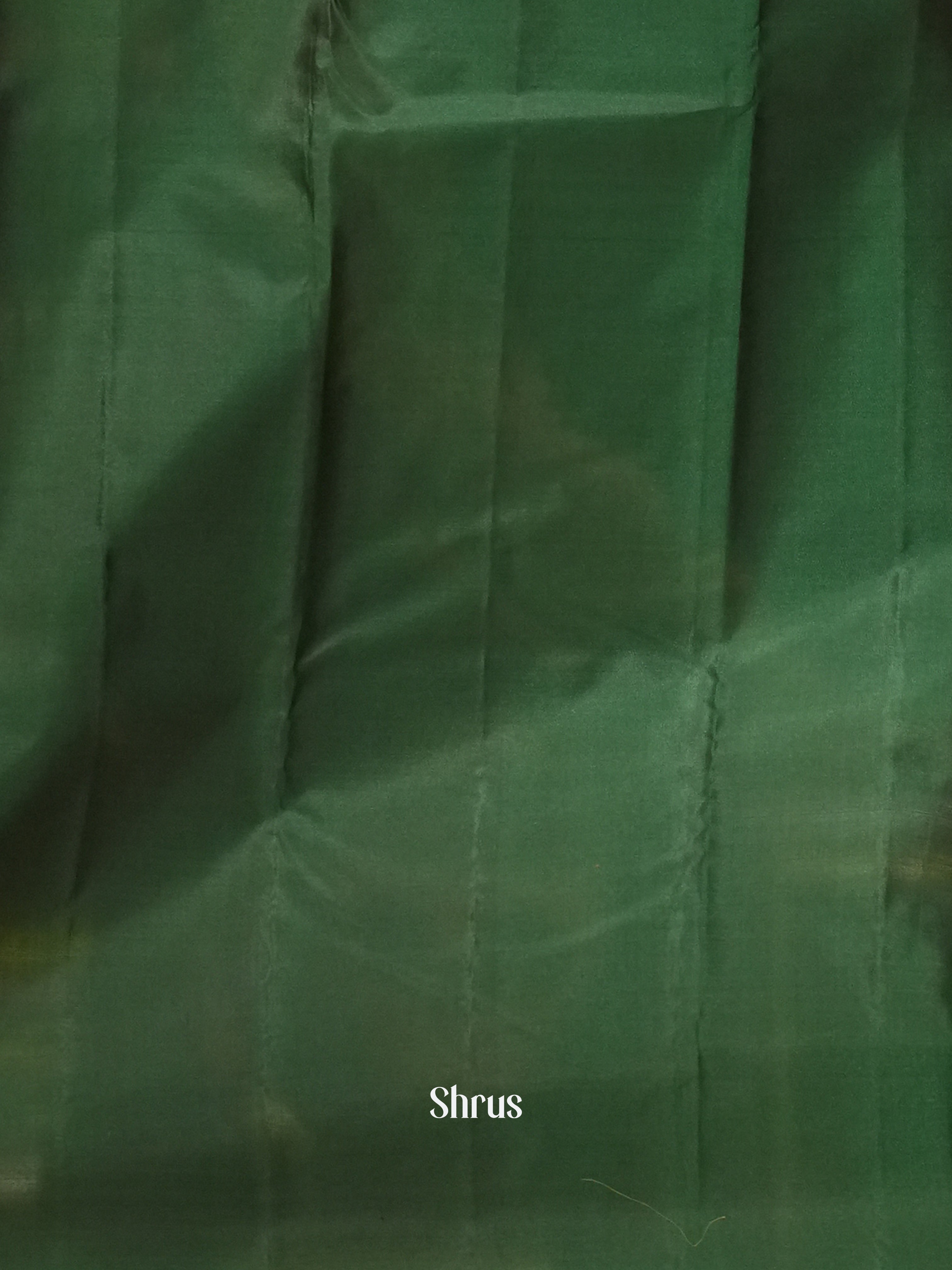 Bottle Green(Single Tone) -Kanchipuram silk saree