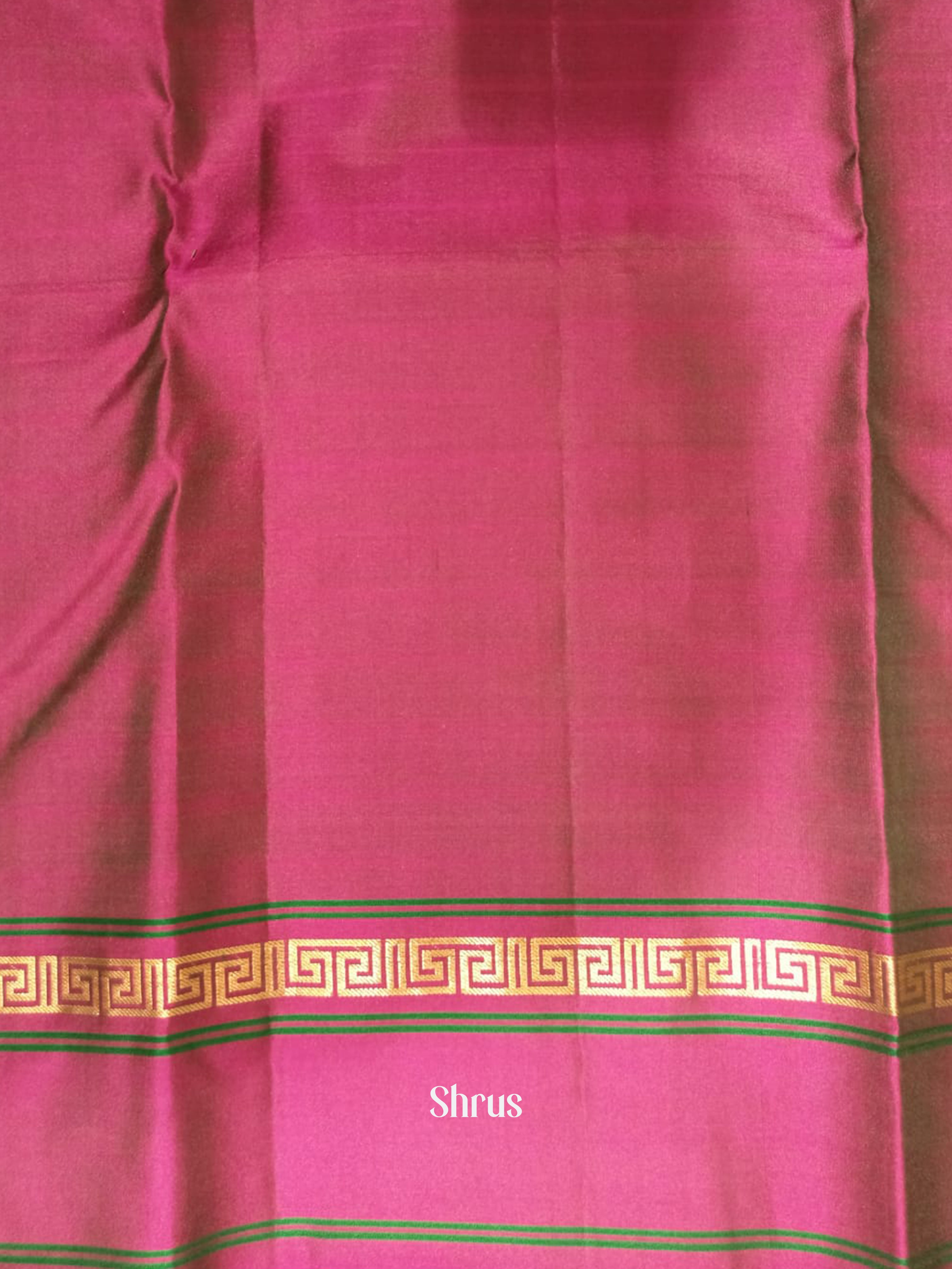 Green & Maroon - Kanchipuram silk Saree