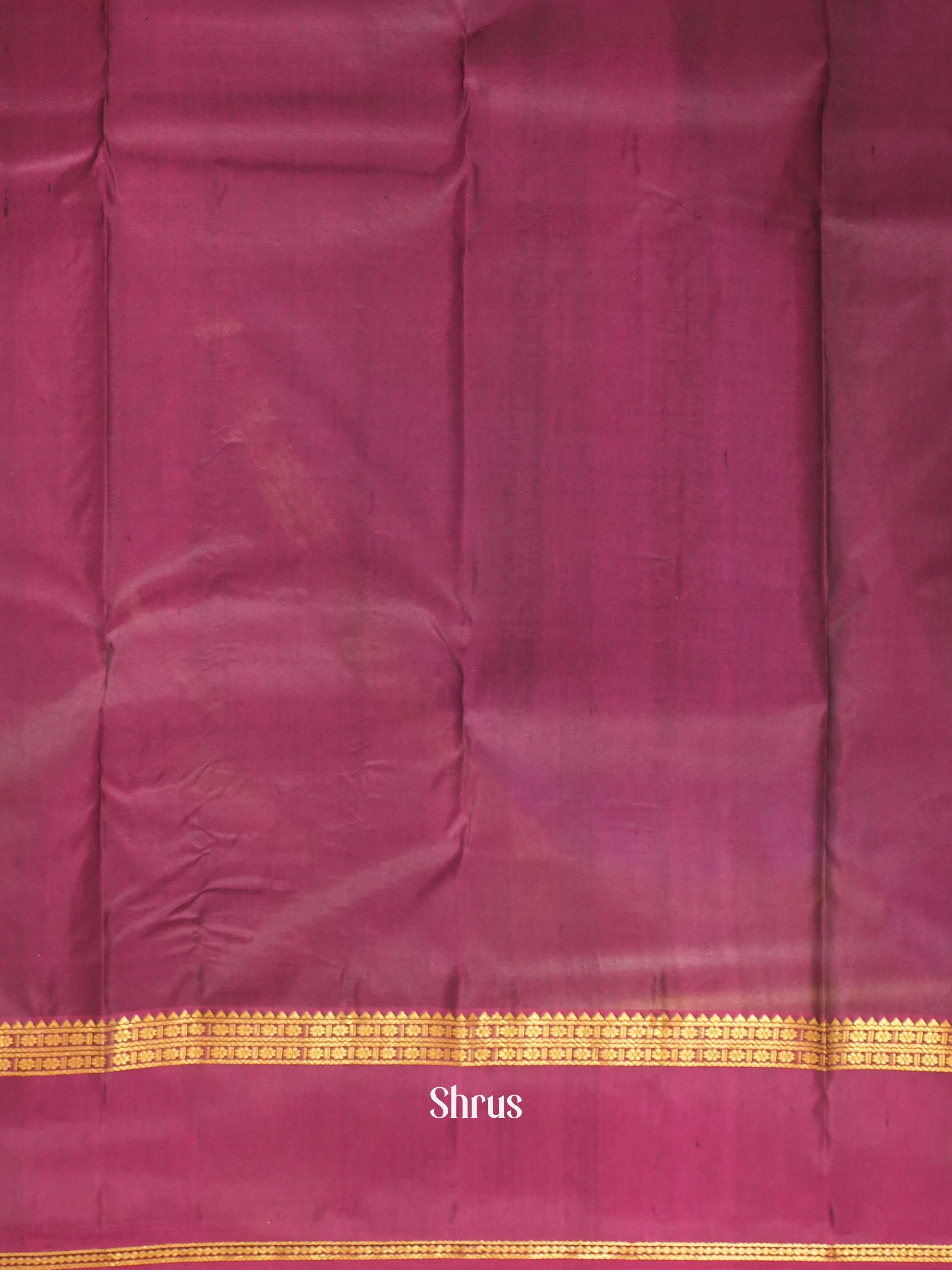 Blue & Purple -Kanchipuram silk saree