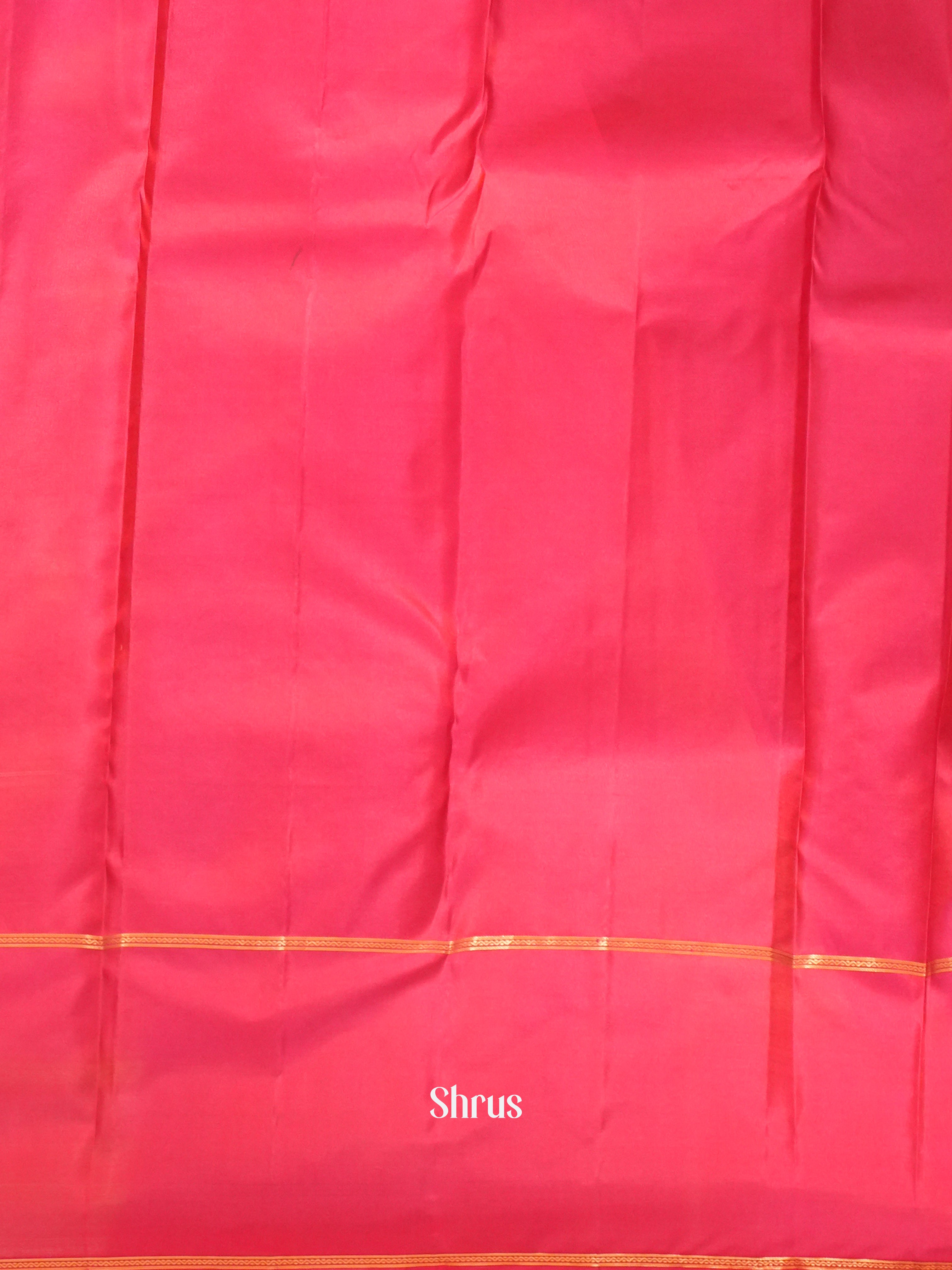 Orange & Pink -Kanchipuram silk saree