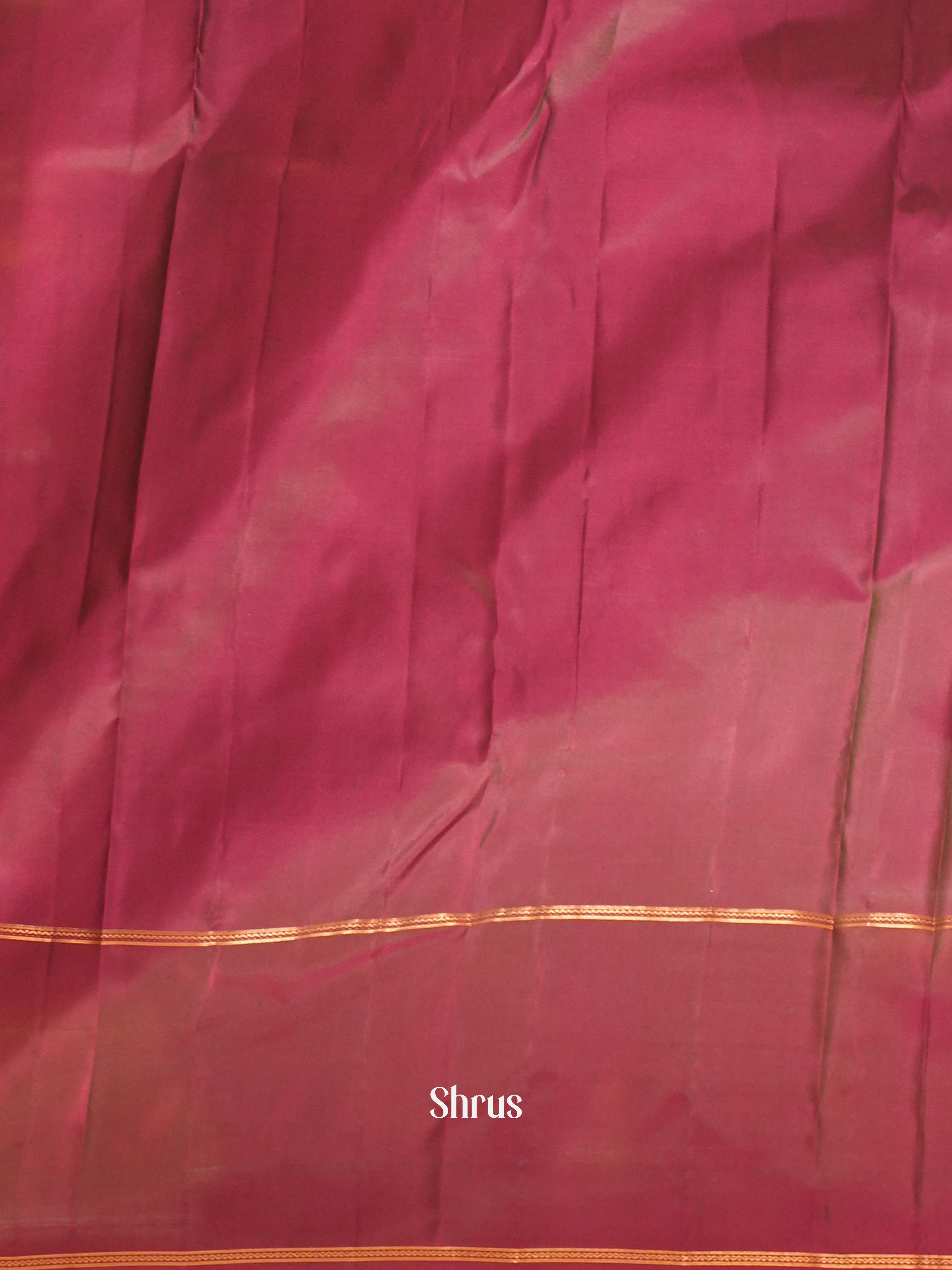 Green & Wine  -Kanchipuram silk Saree