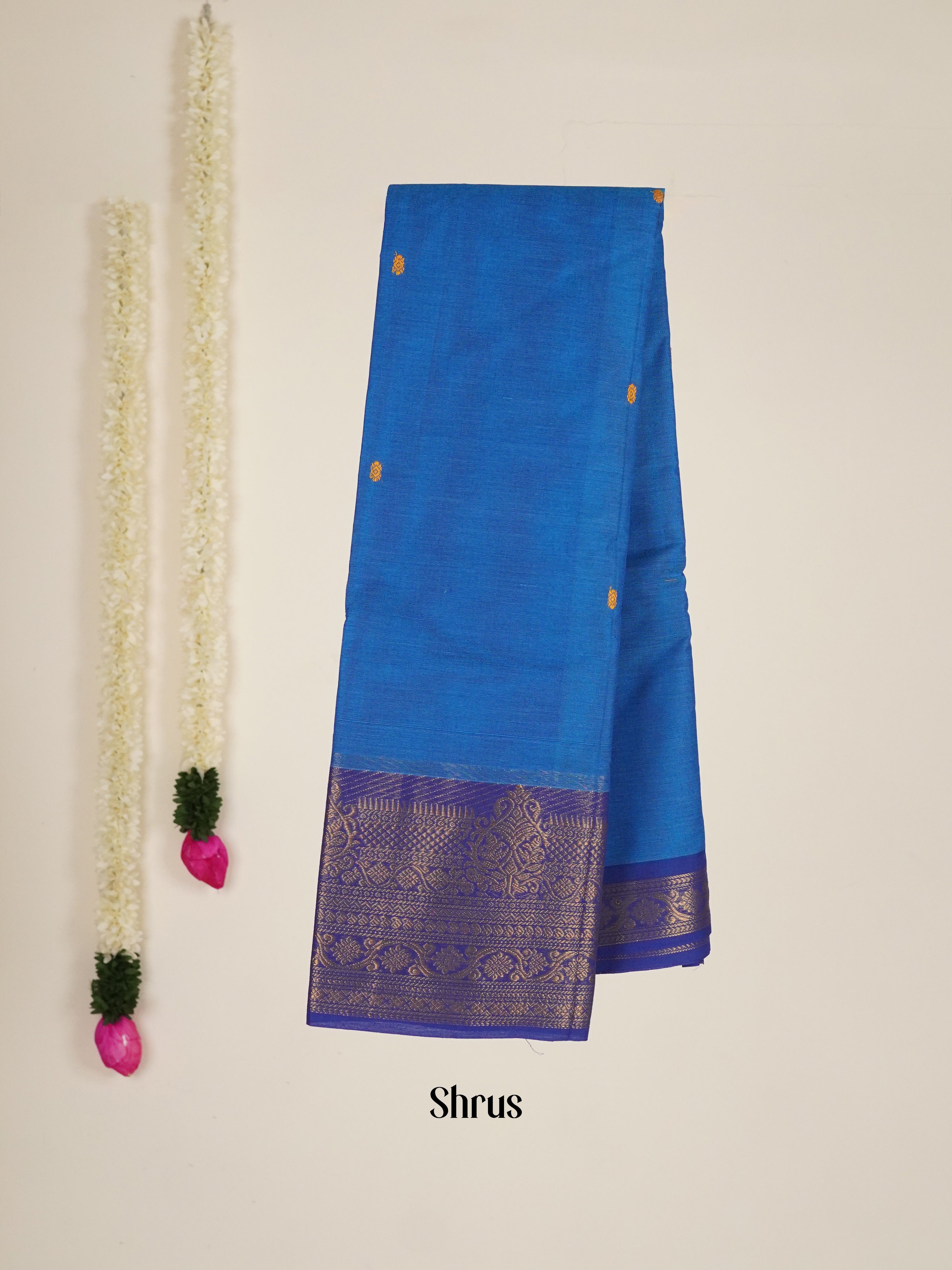 Blue  - Chettinad Cotton Saree