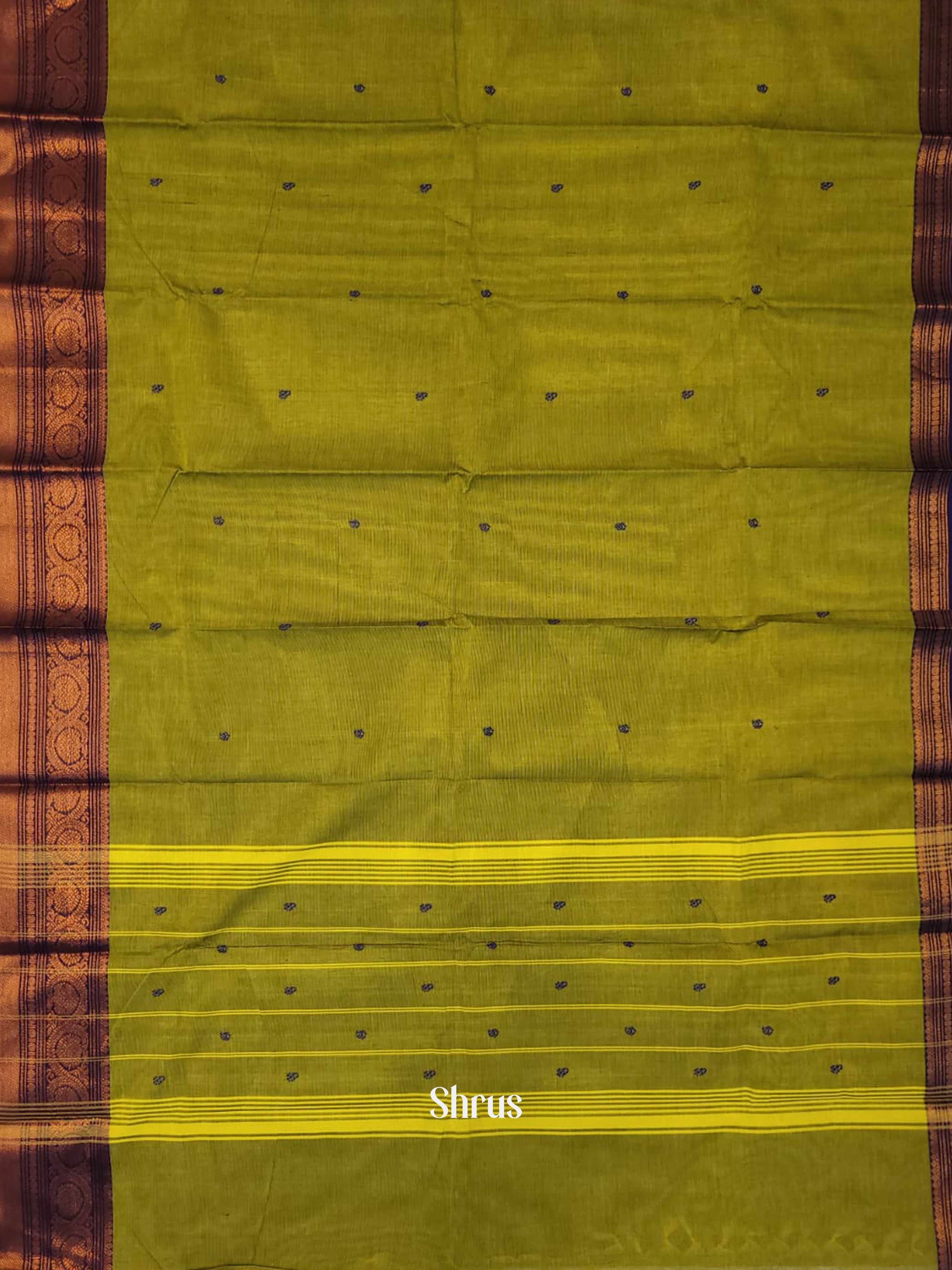 Green & Blue - Chettinad Cotton Saree