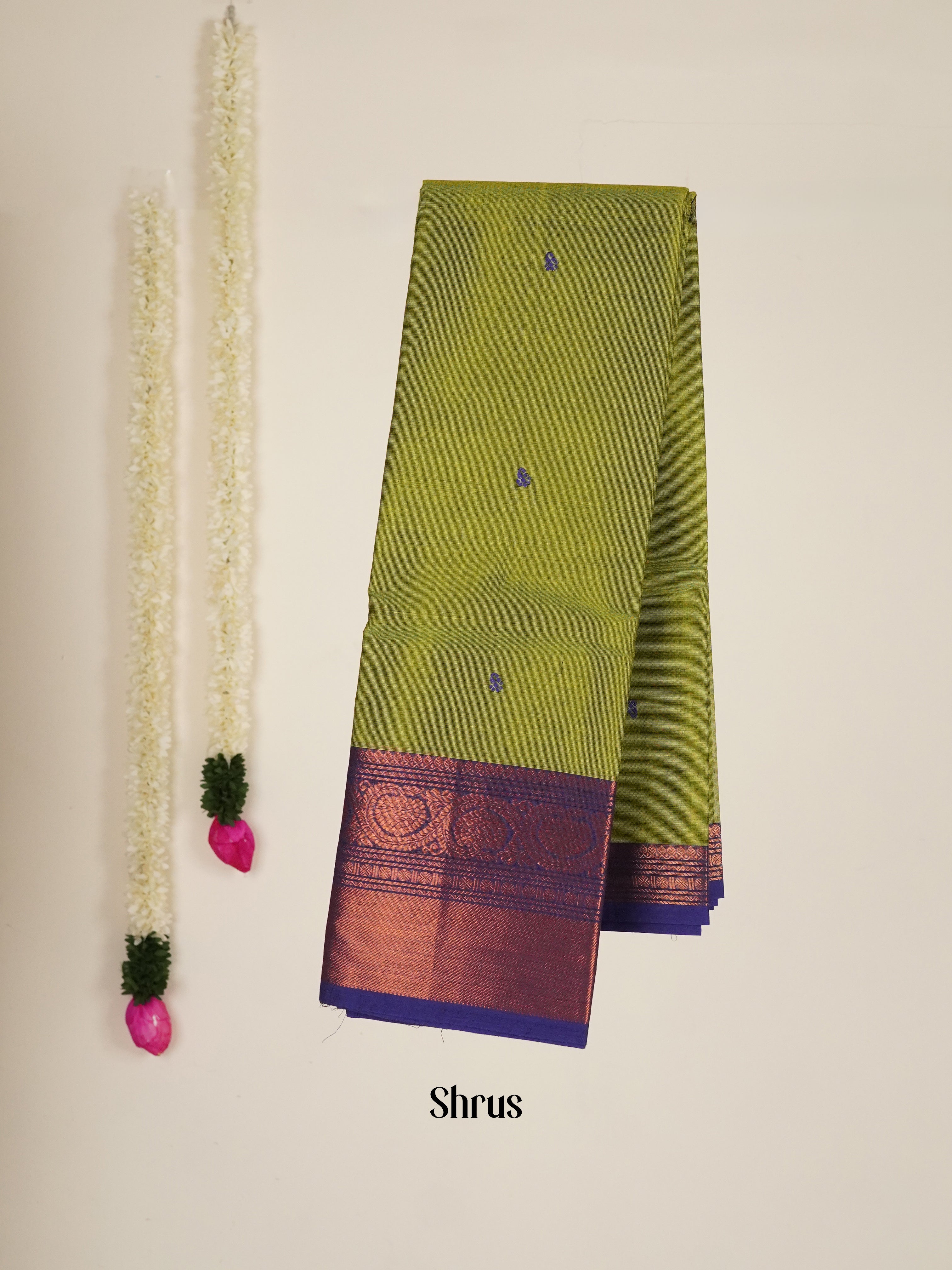 Green & Blue - Chettinad Cotton Saree