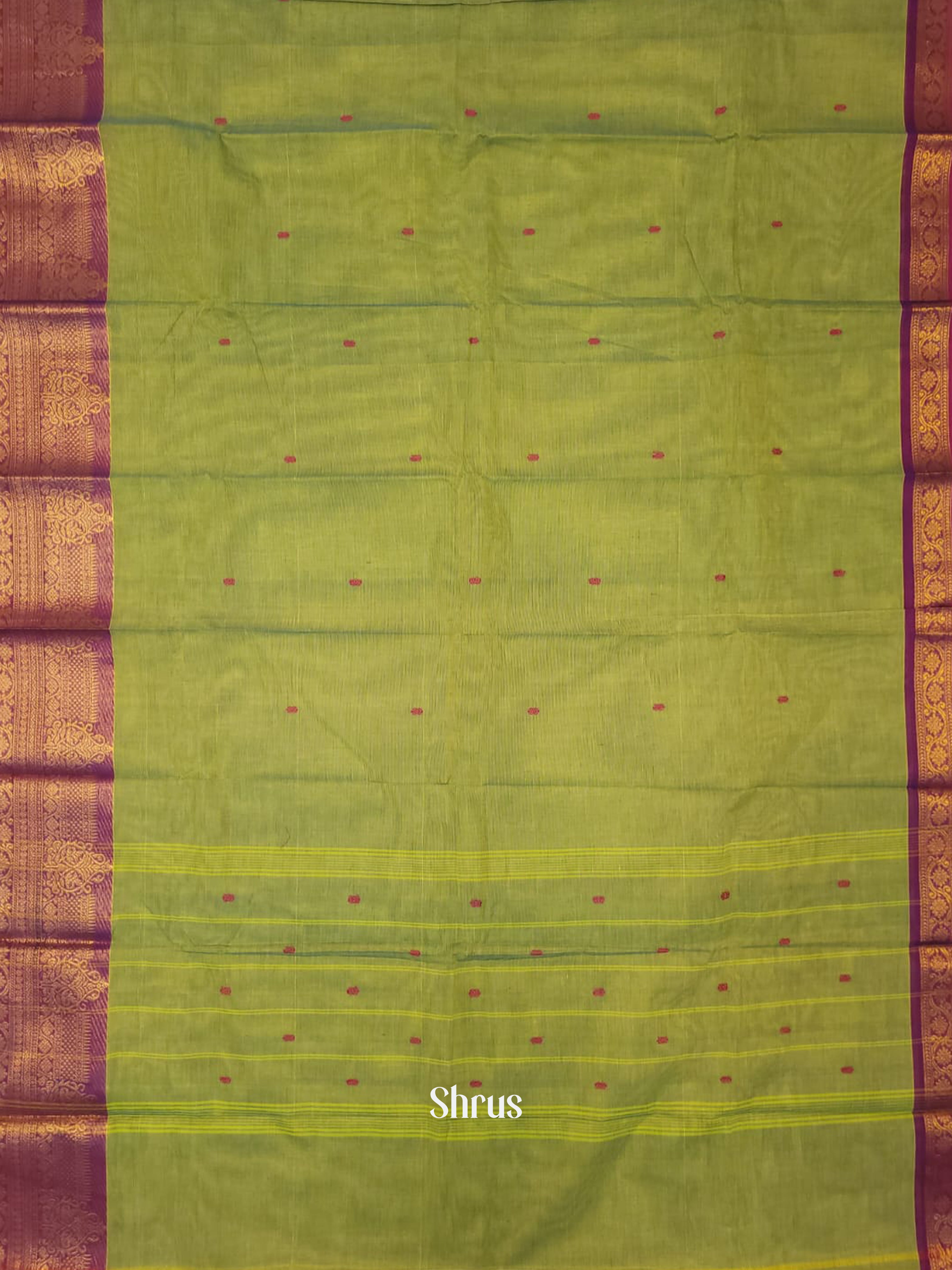 Green & Pink - Chettinad Cotton Saree