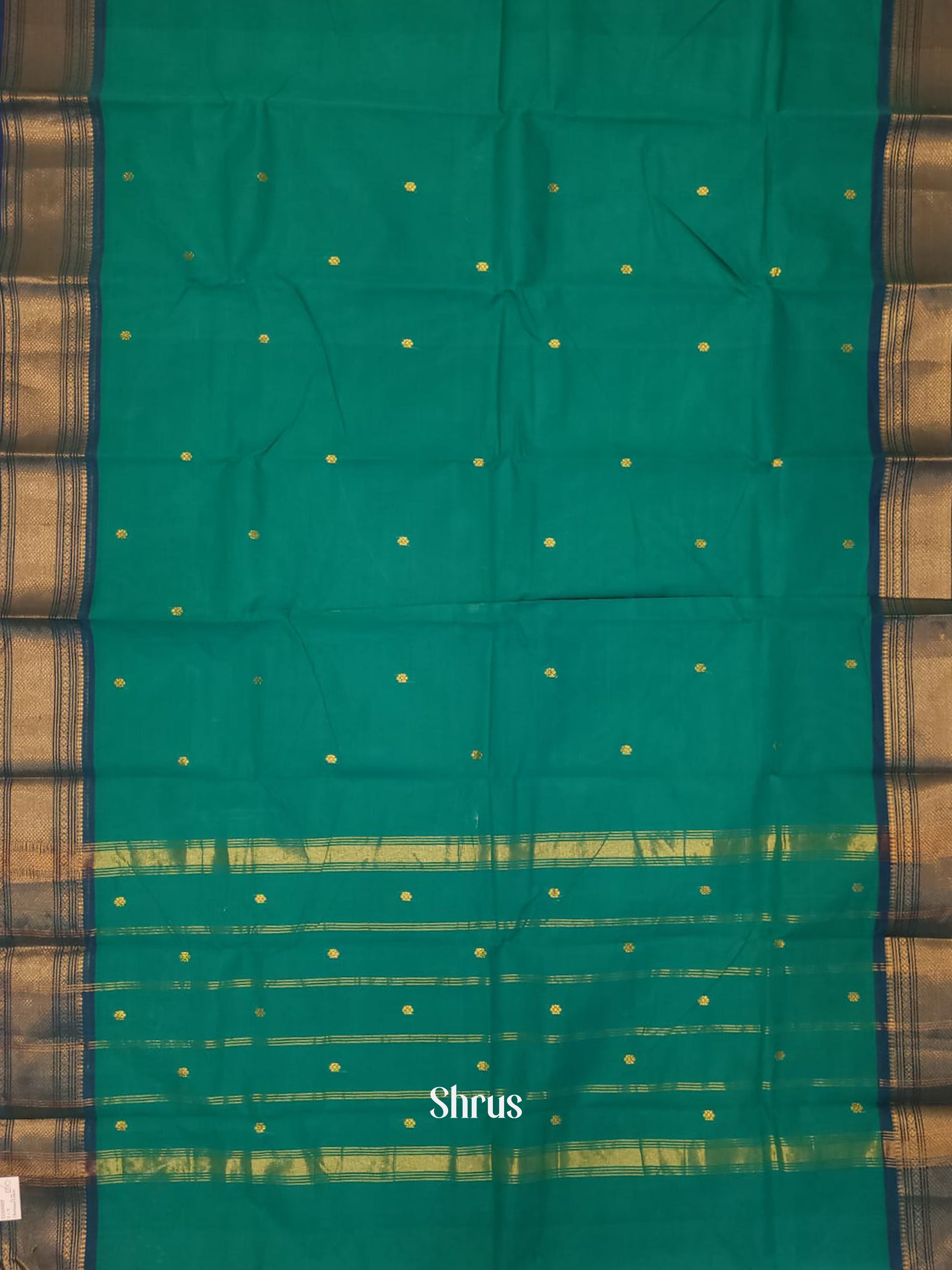 Green & Blue - Chettinad Cotton Saree