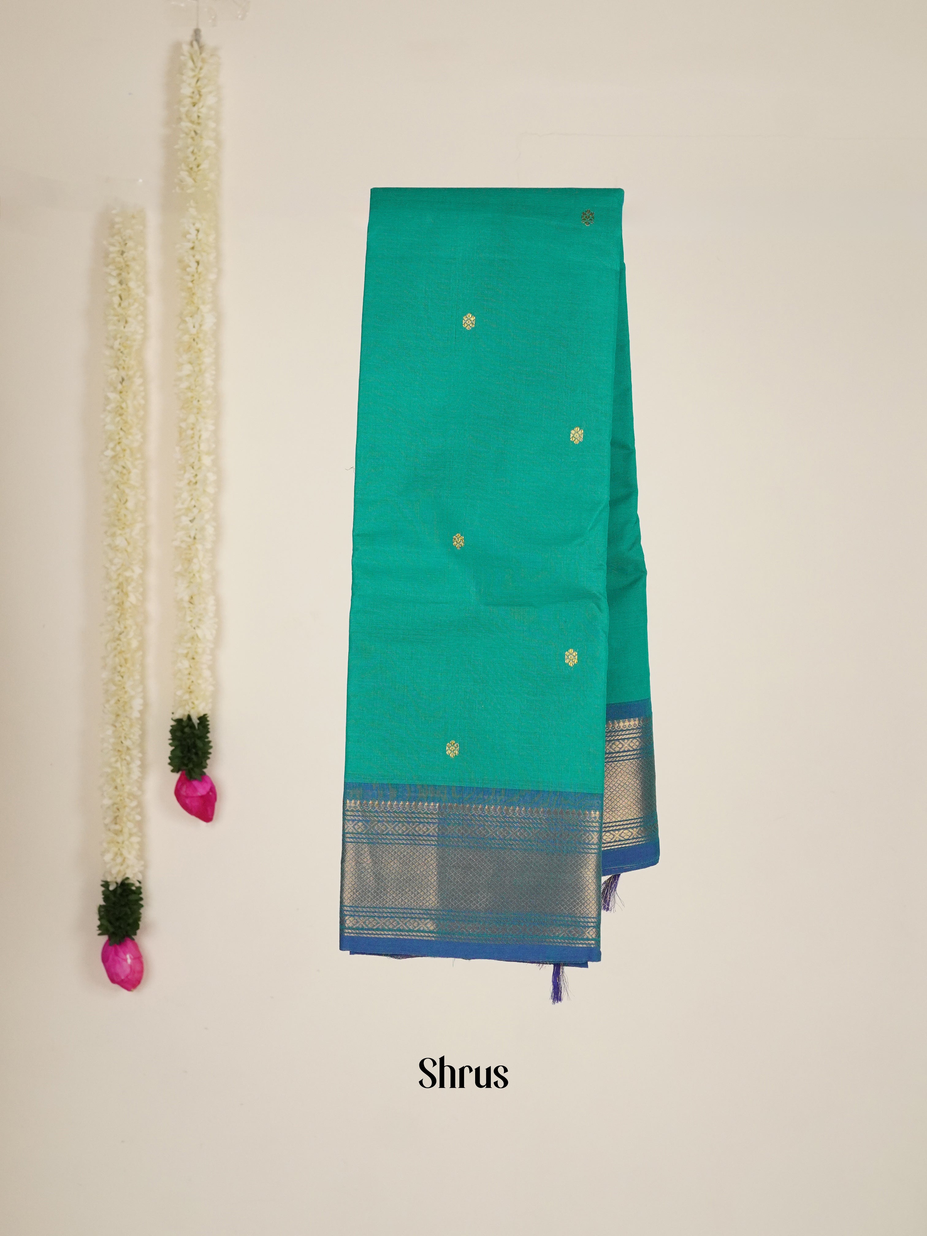 Green & Blue - Chettinad Cotton Saree