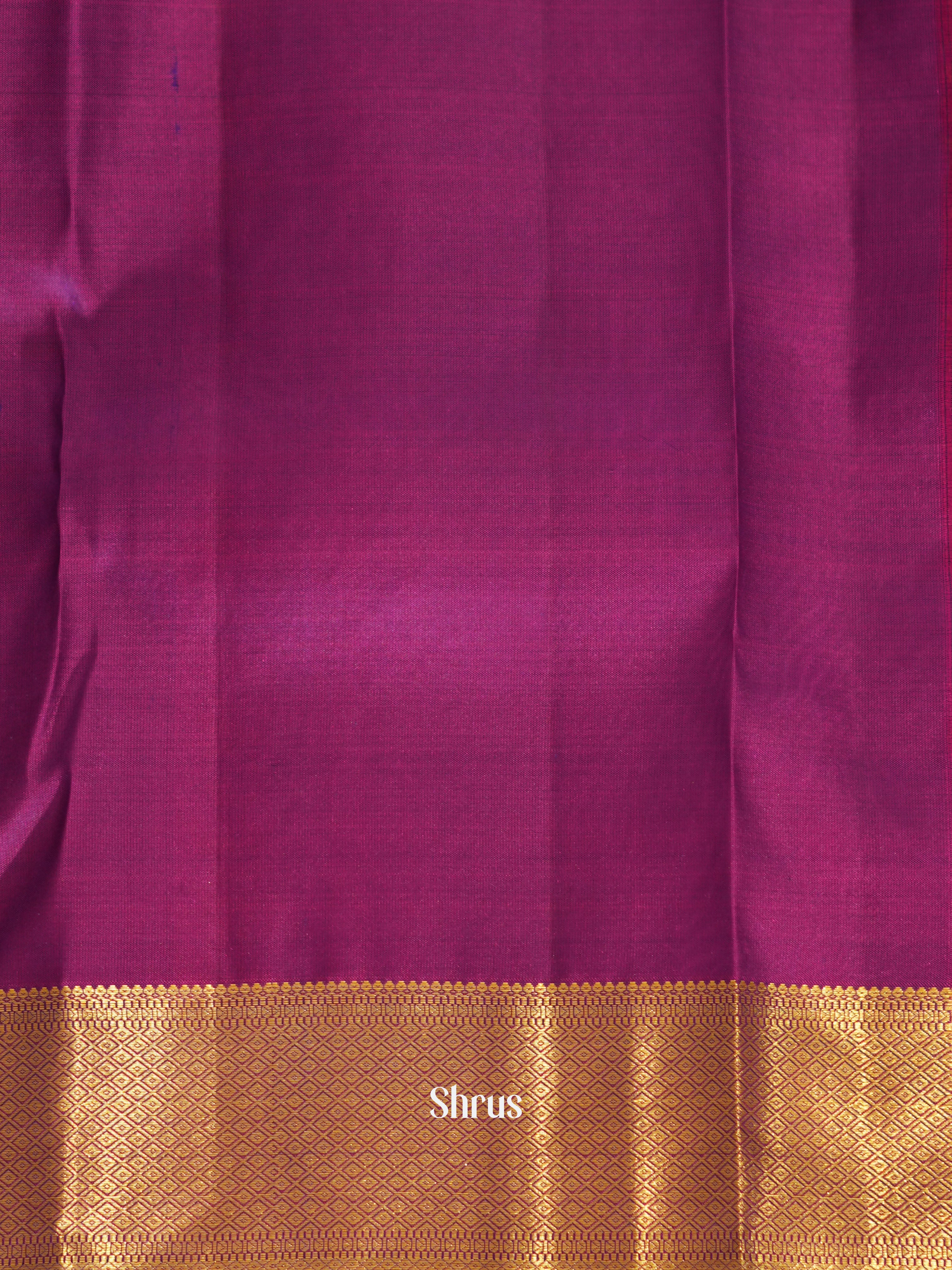 Green & Purple - Kanchipuram silk saree