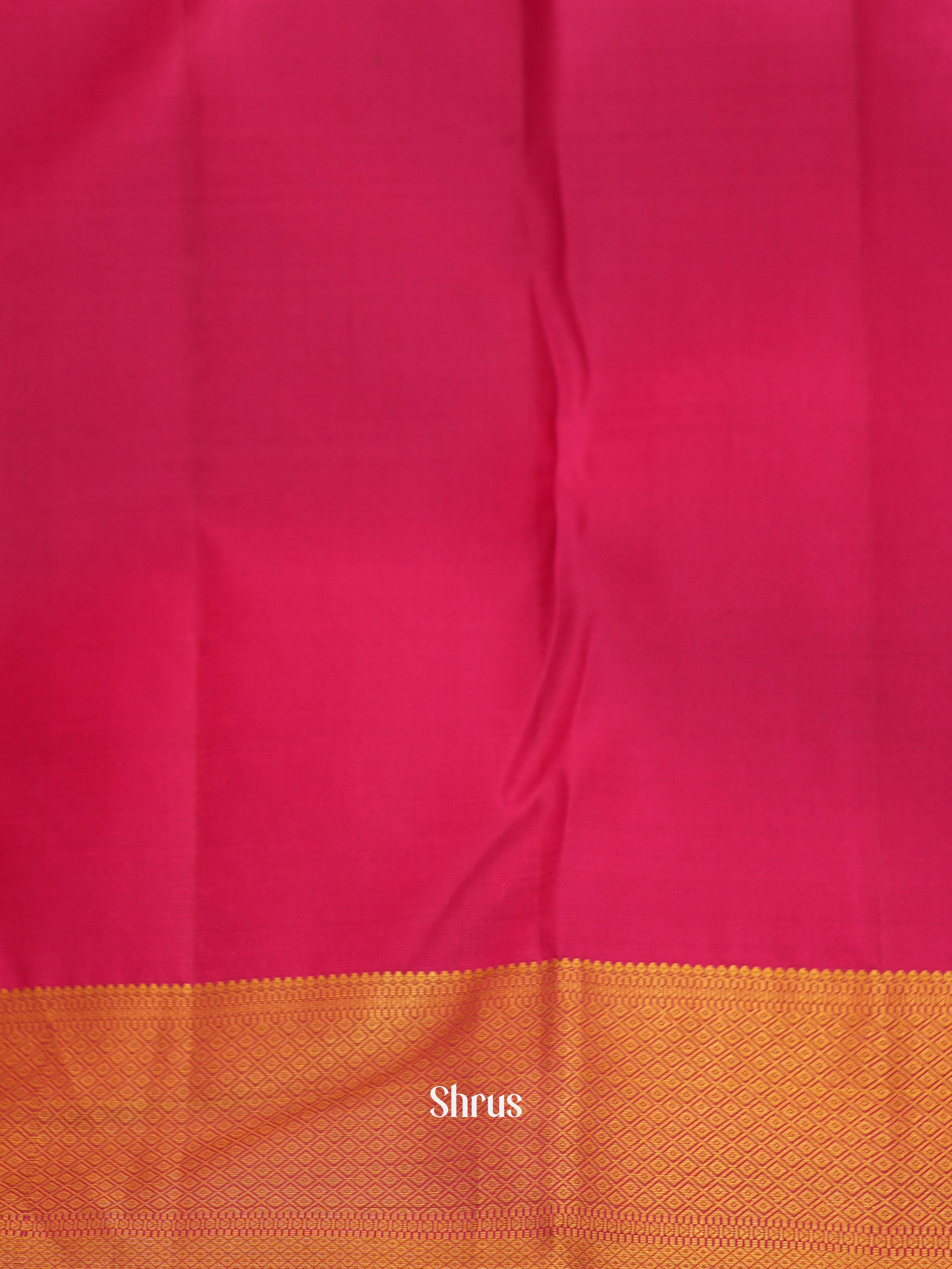 Orange & Pink - Kanchipuram silk saree