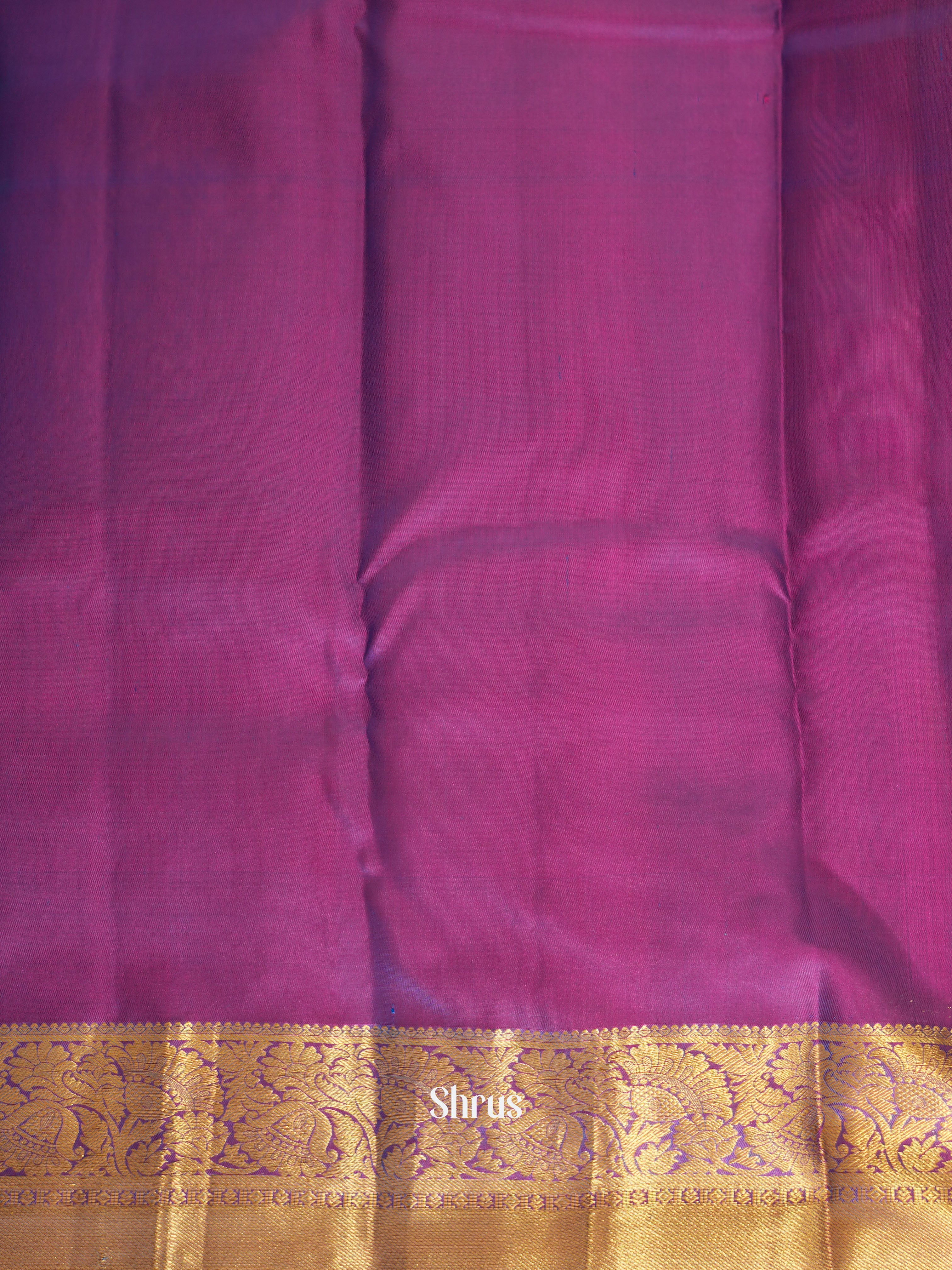 Blue & Purple - Kanchipuram silk saree