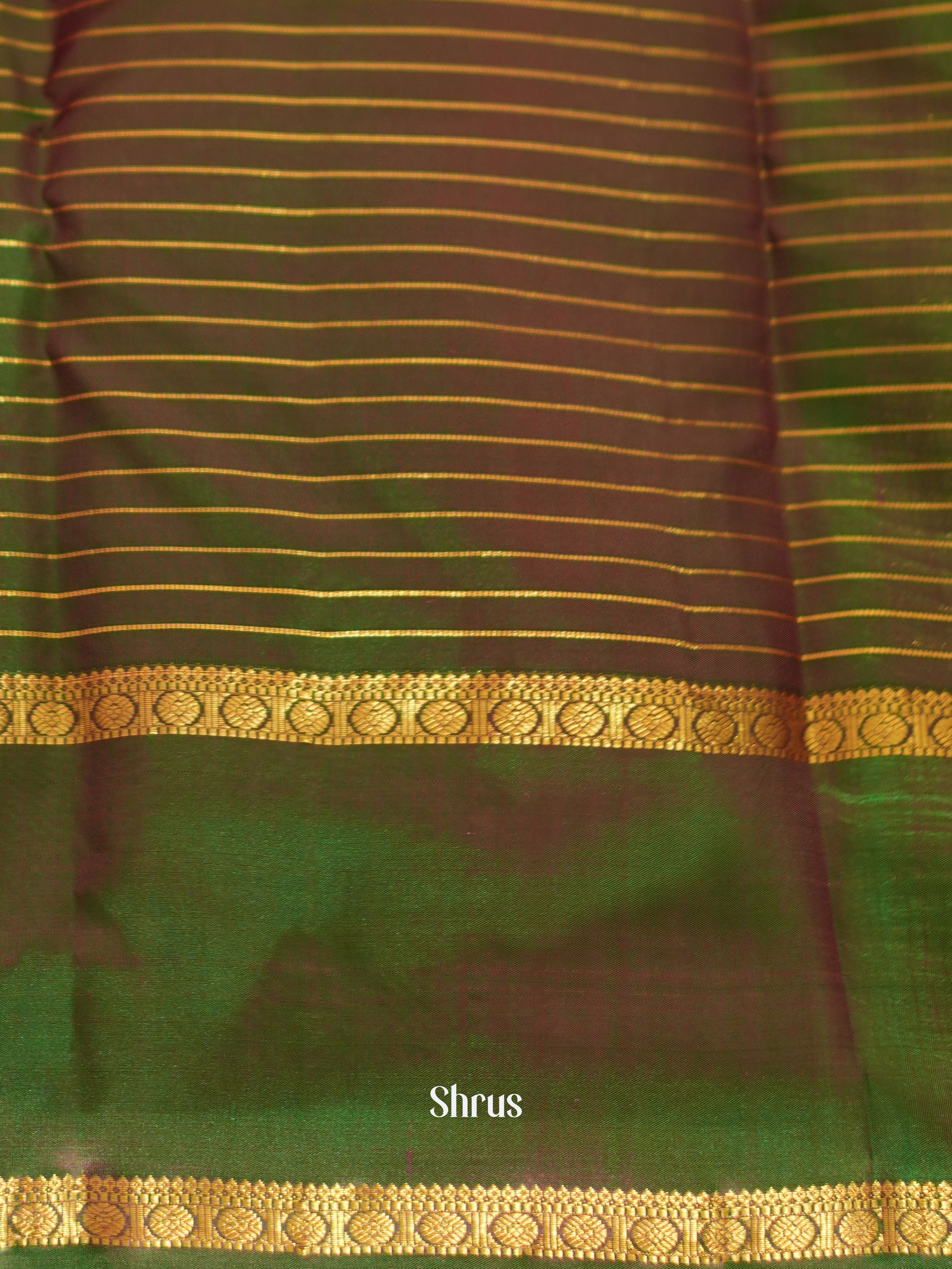 Red & Green - Kanchipuram silk saree