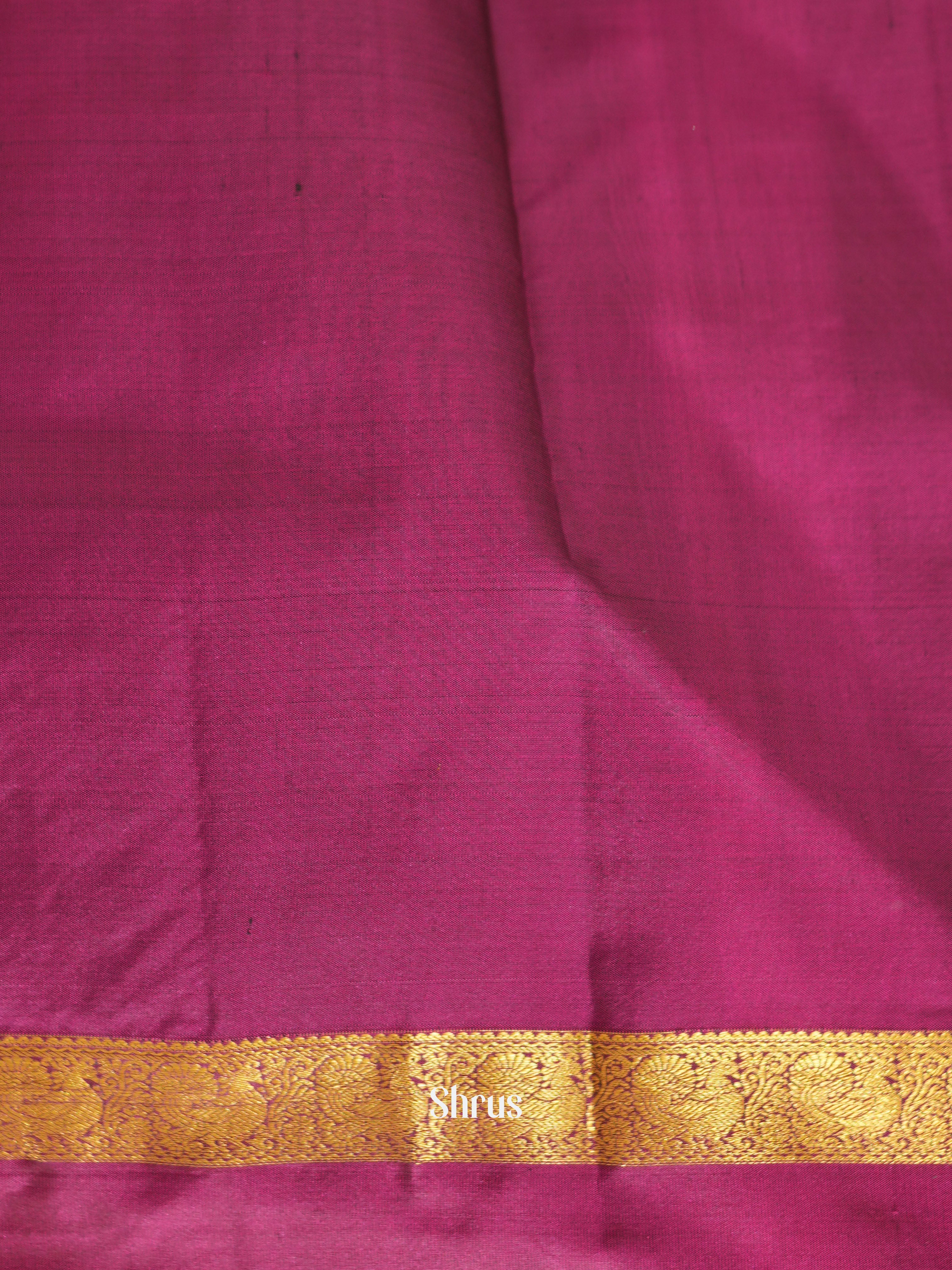 Green & Purple - Kanchipuram silk saree