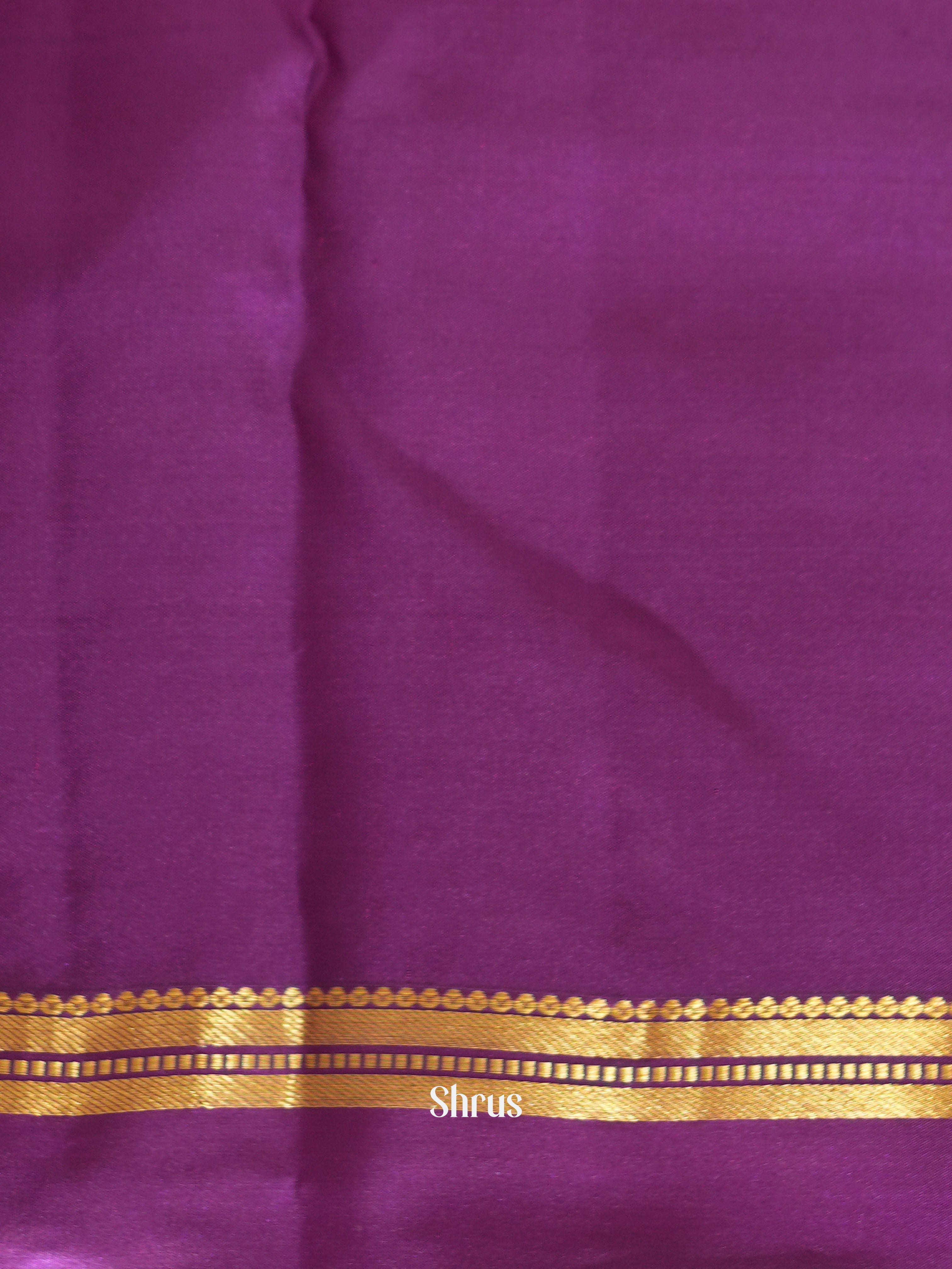 Blue & Purple - Kanchipuram silk saree