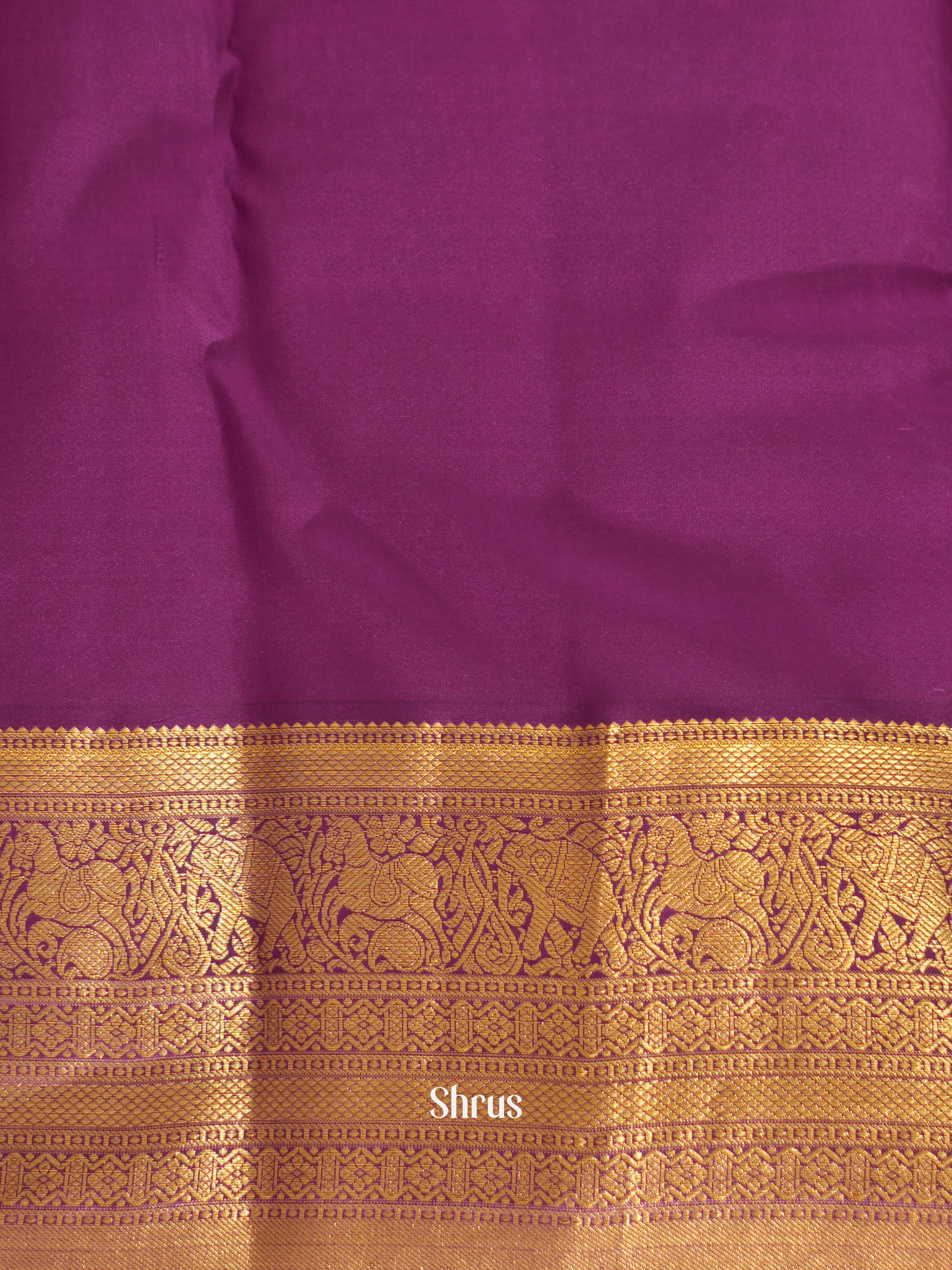 Blue & Purple - Kanchipuram silk saree