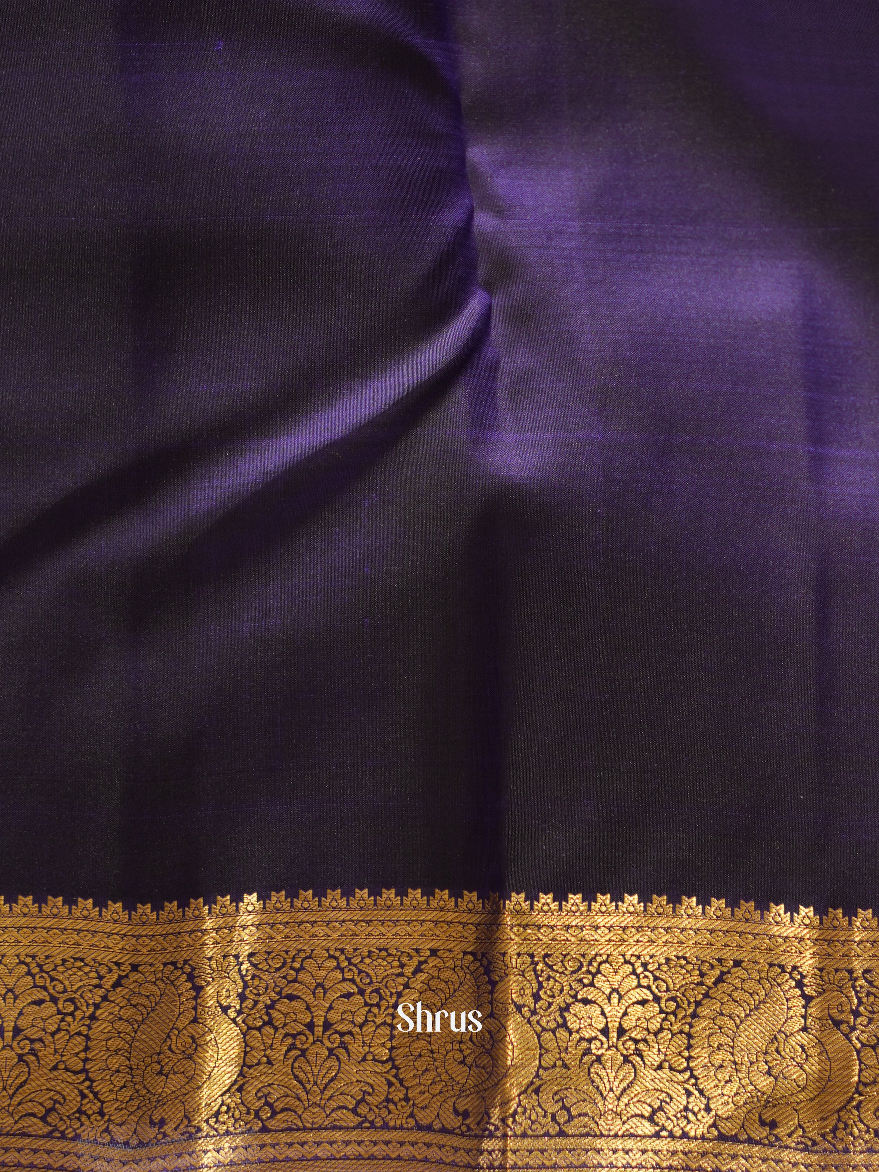 Violet(Single Tone) - Kanchipuram silk saree