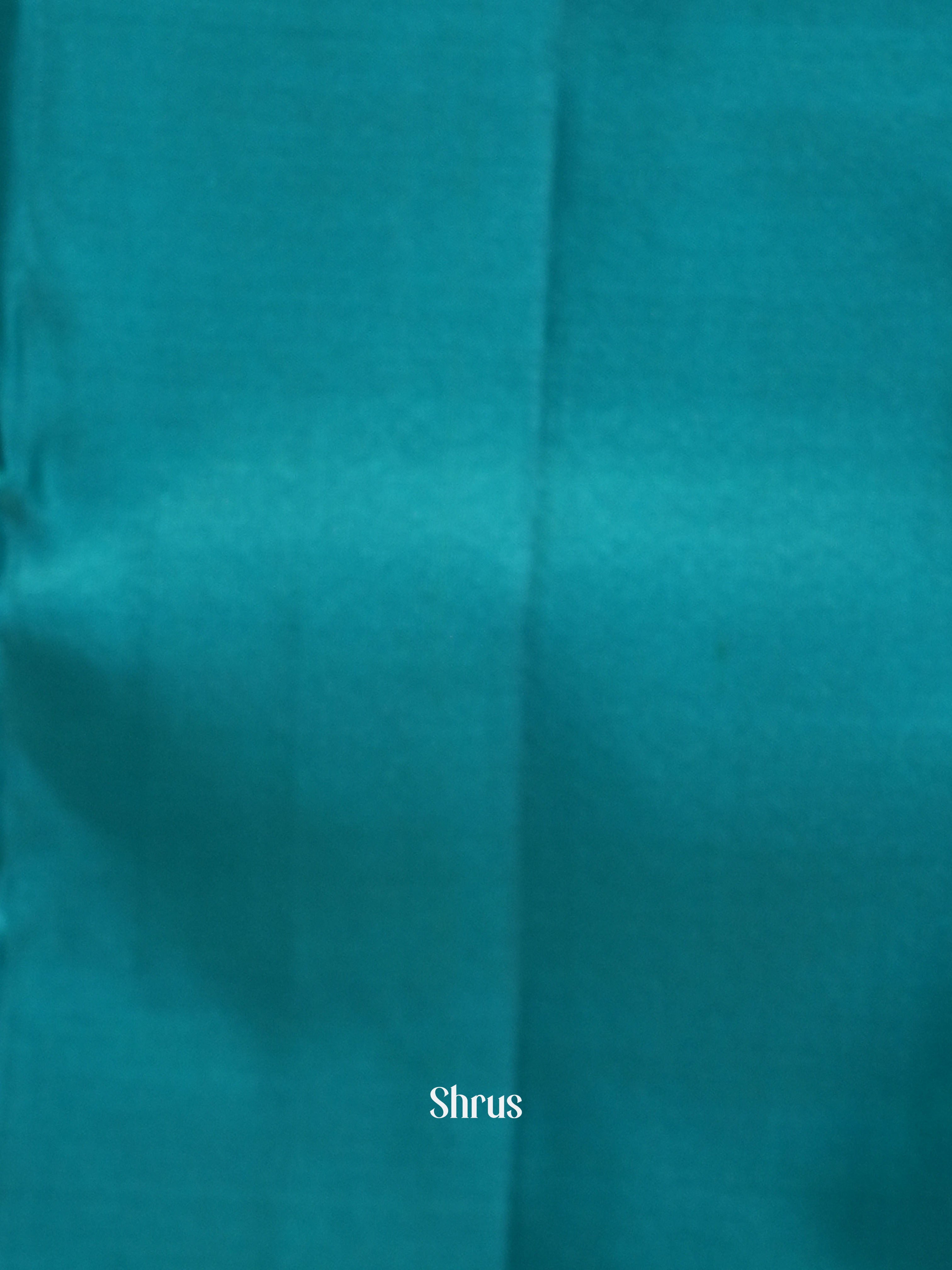 Teal(Single Tone) - Kanchipuram silk saree