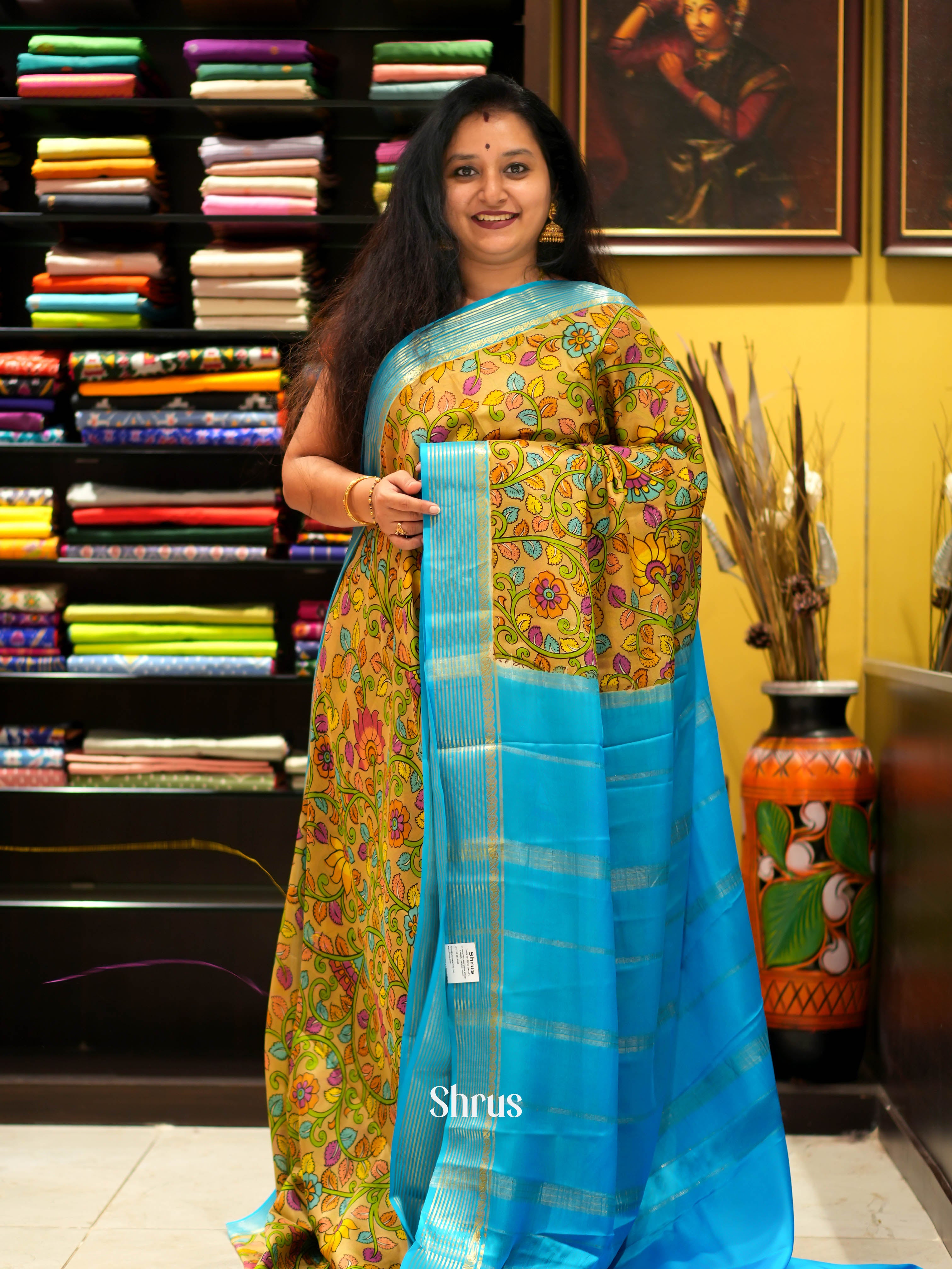 Buy Mysore Silk Sarees online at Best Price | Shrus