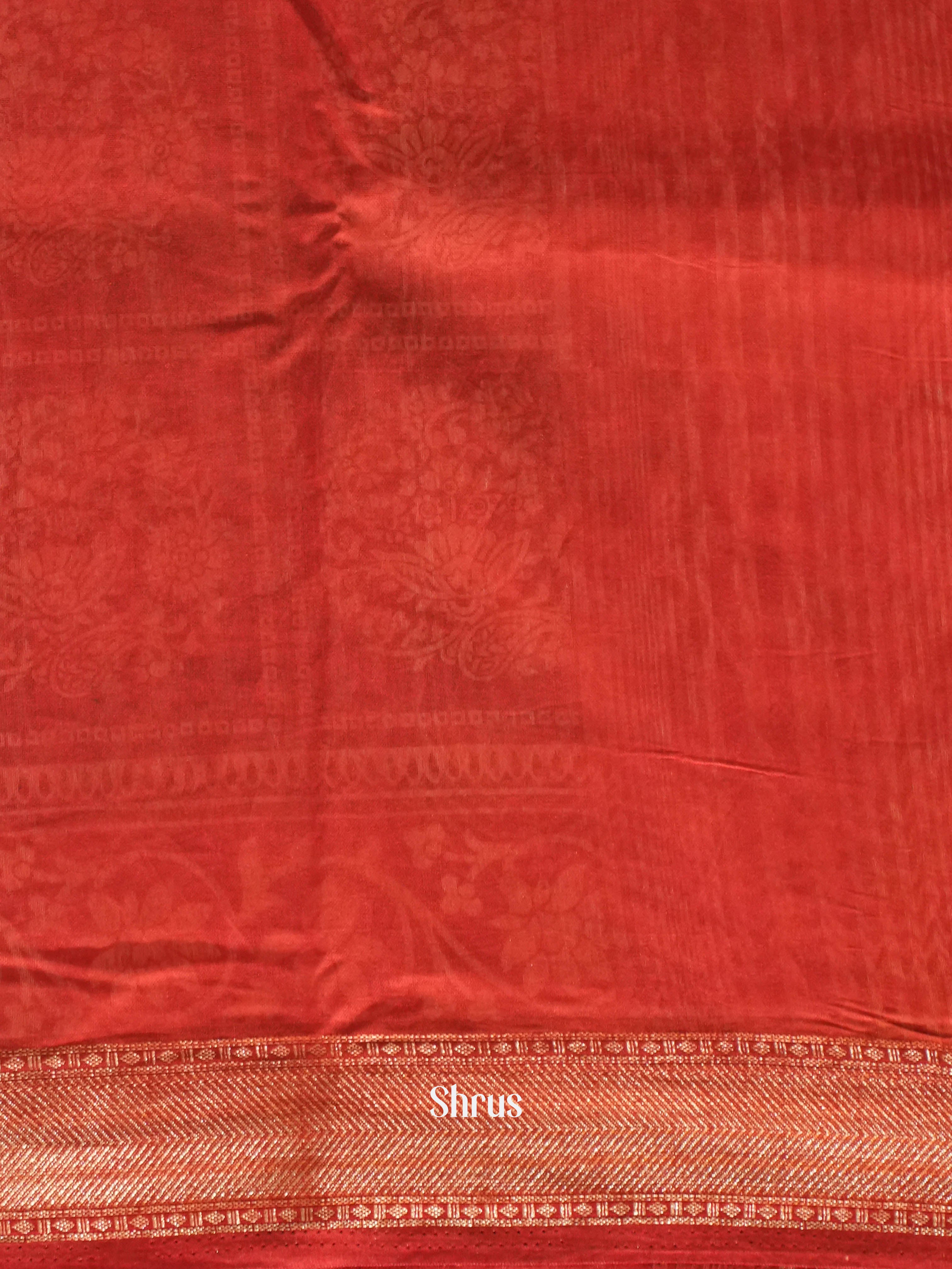 Black & Red - Art Modal Saree