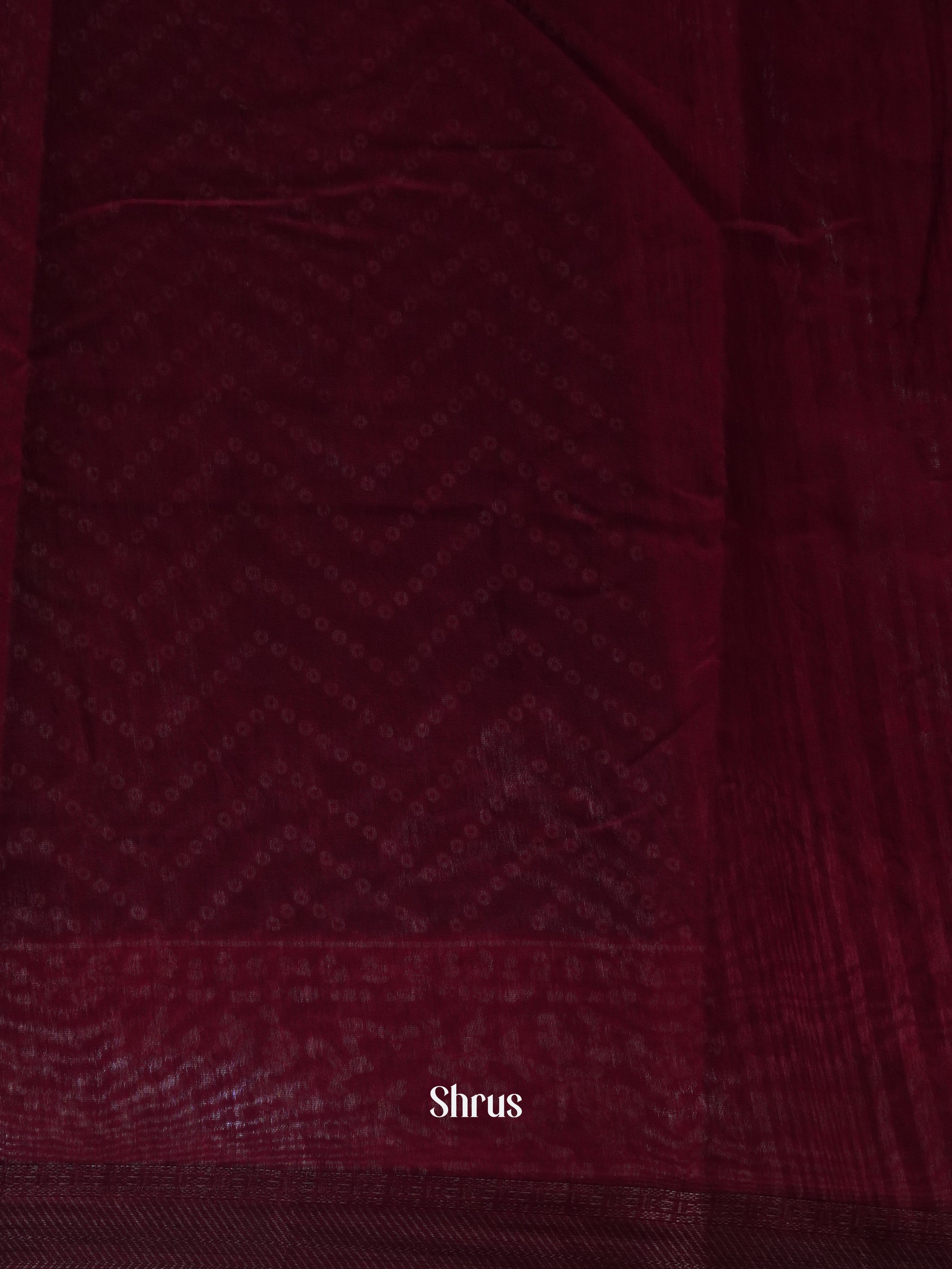 Black & Maroon - Art Modal Saree