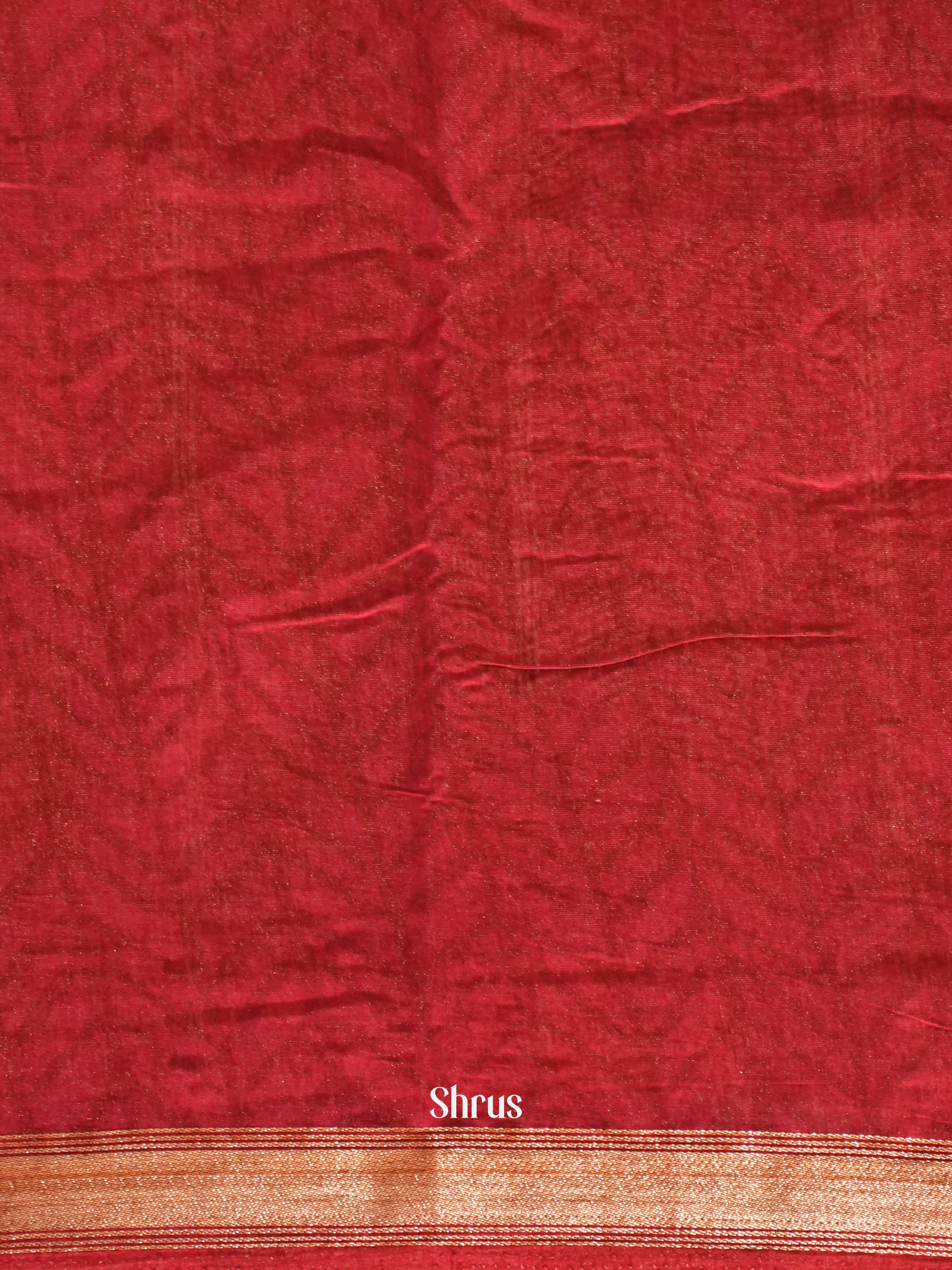 Red - Art Modal Saree