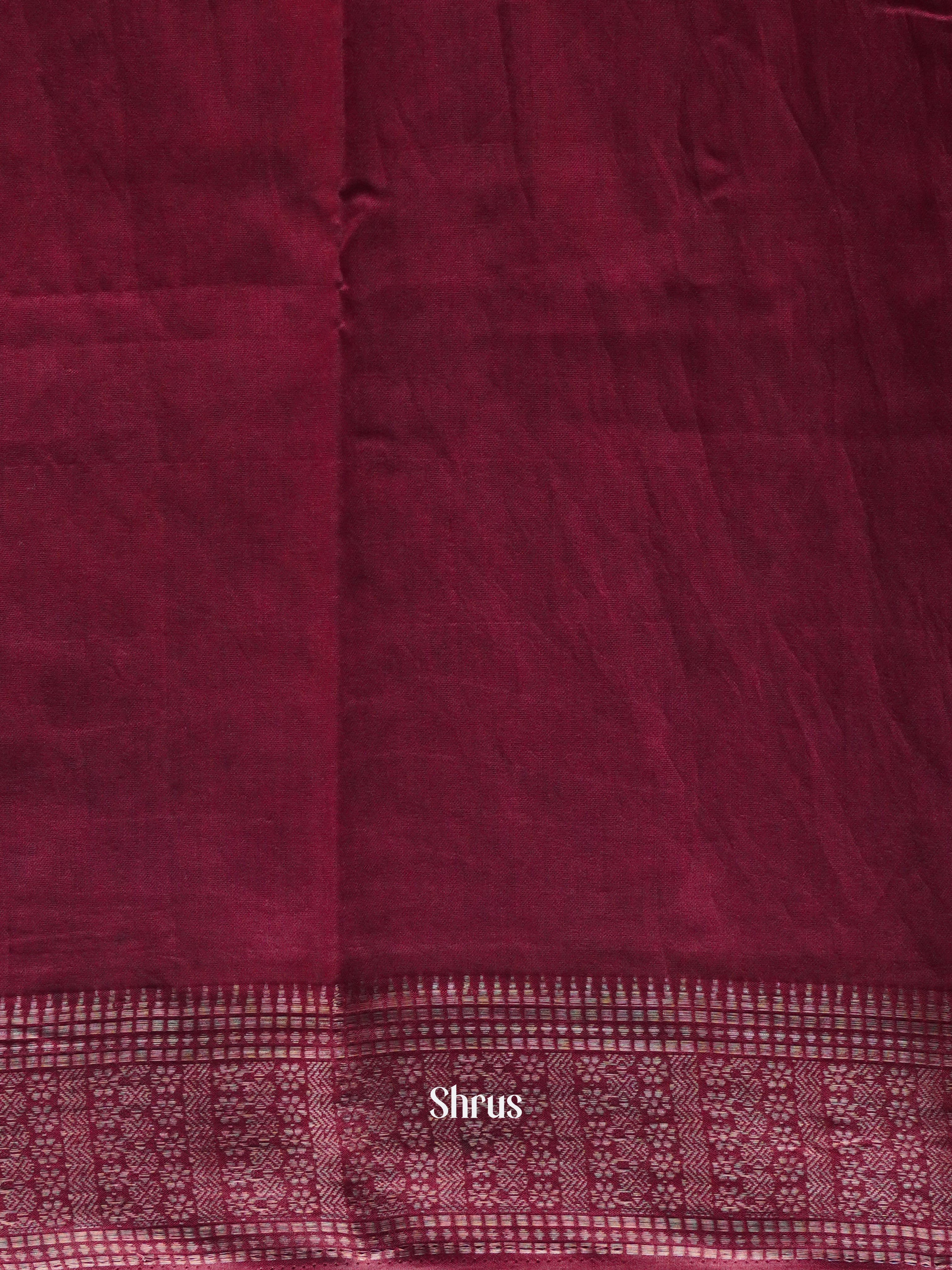 Black & Maroon - Art Modal Saree