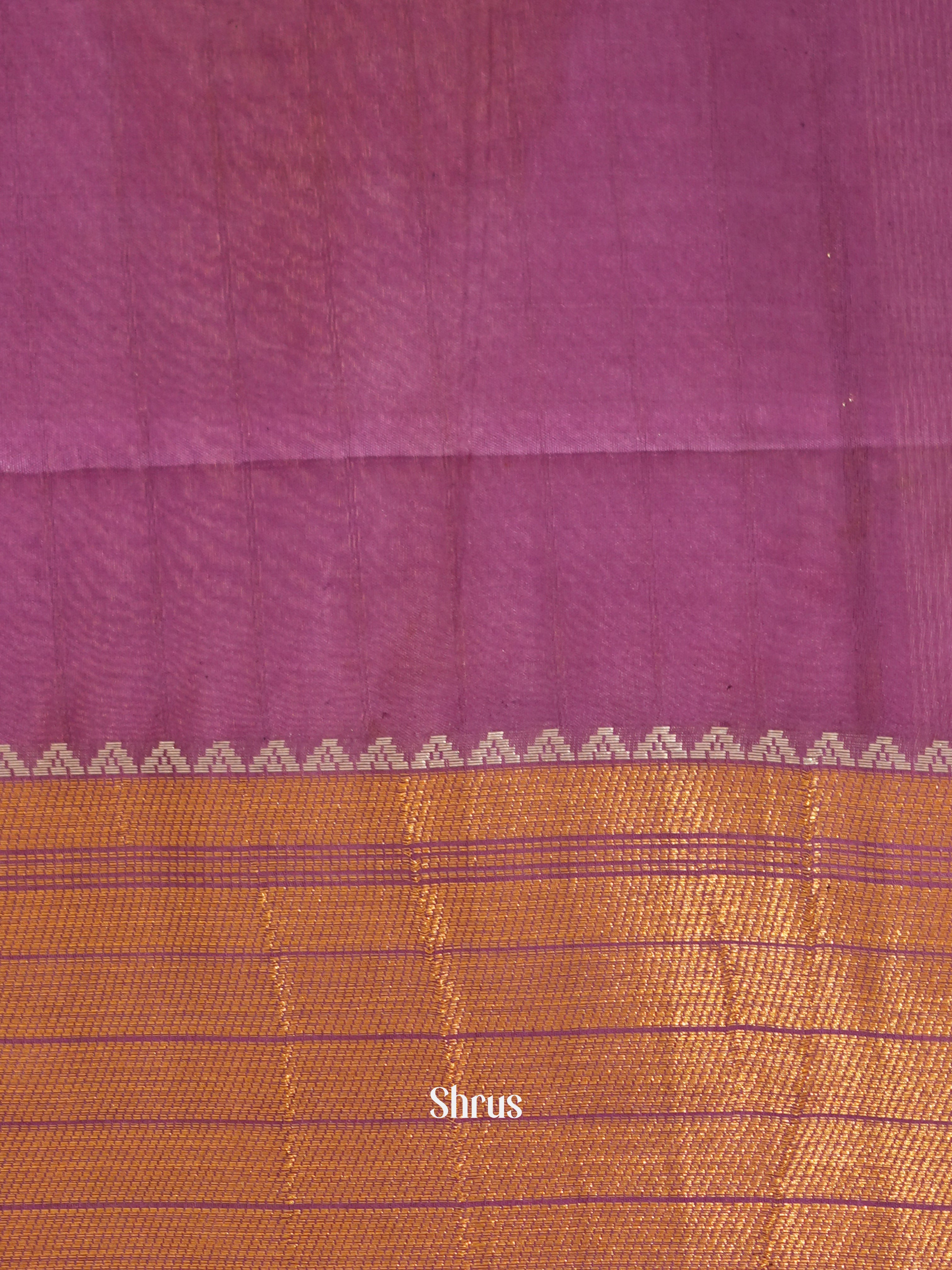 Violet & Purple - Shibori Saree