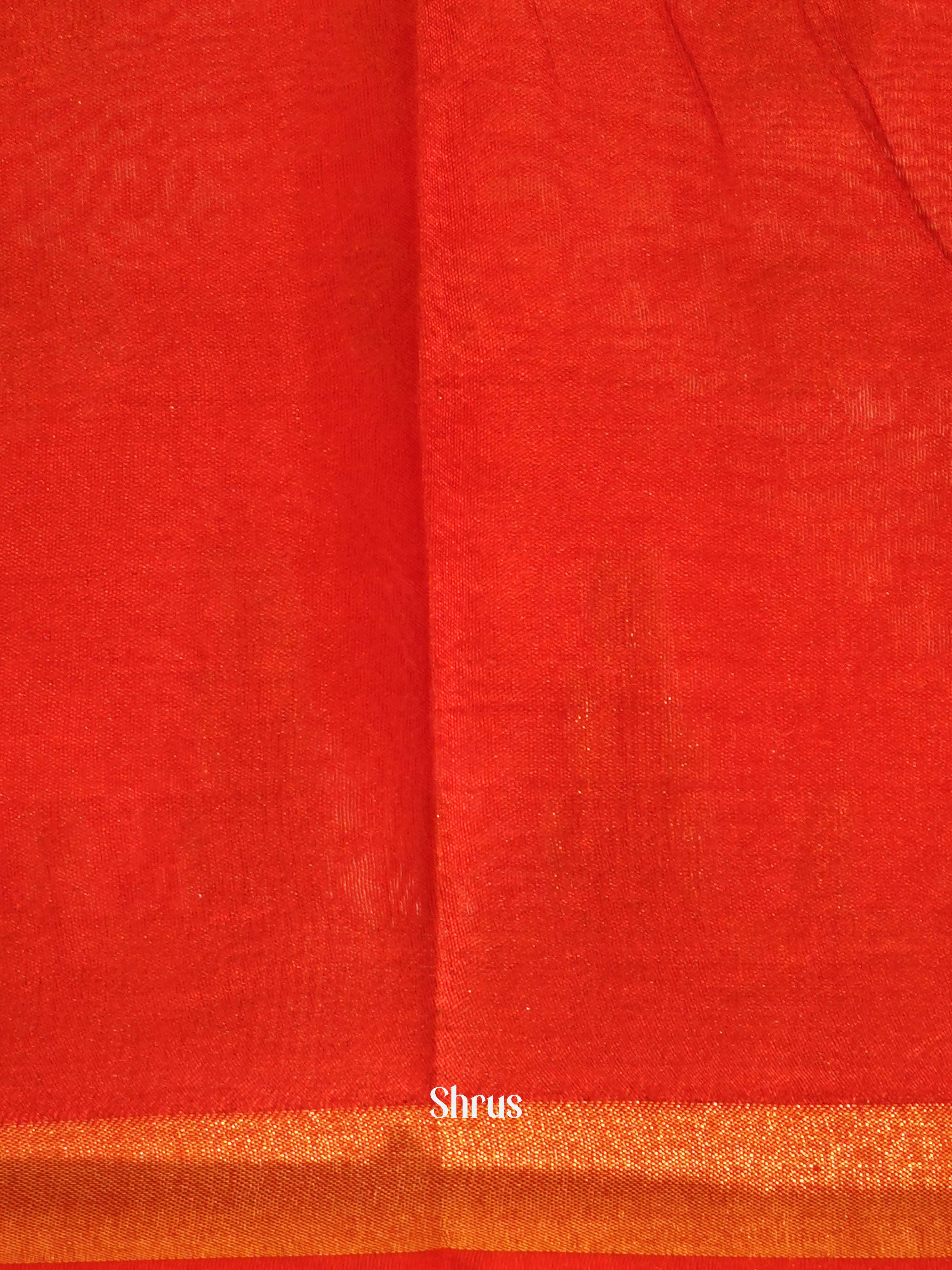 Brown & Red- Shibori Saree