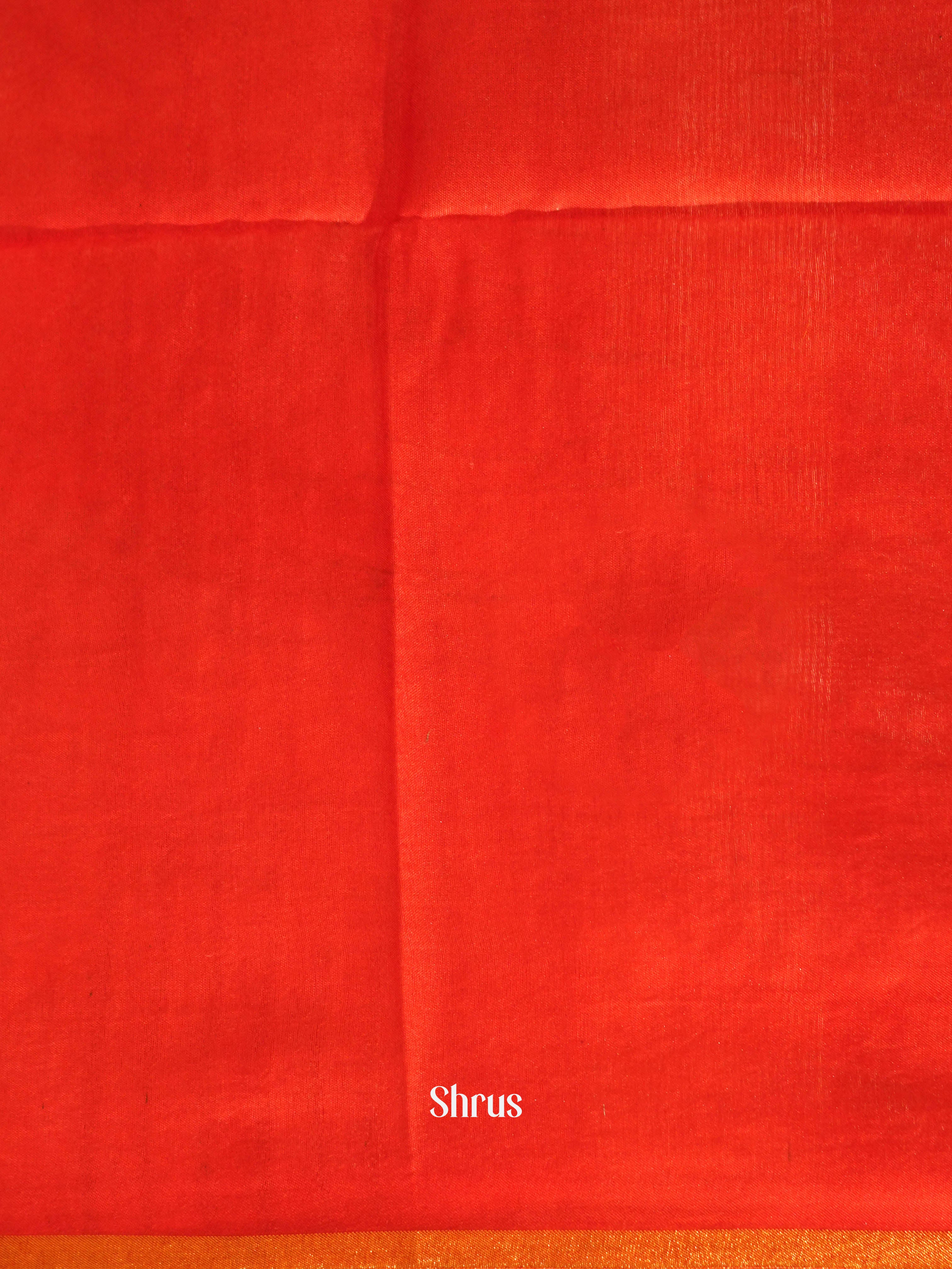 Brown & Red - Shibori Saree